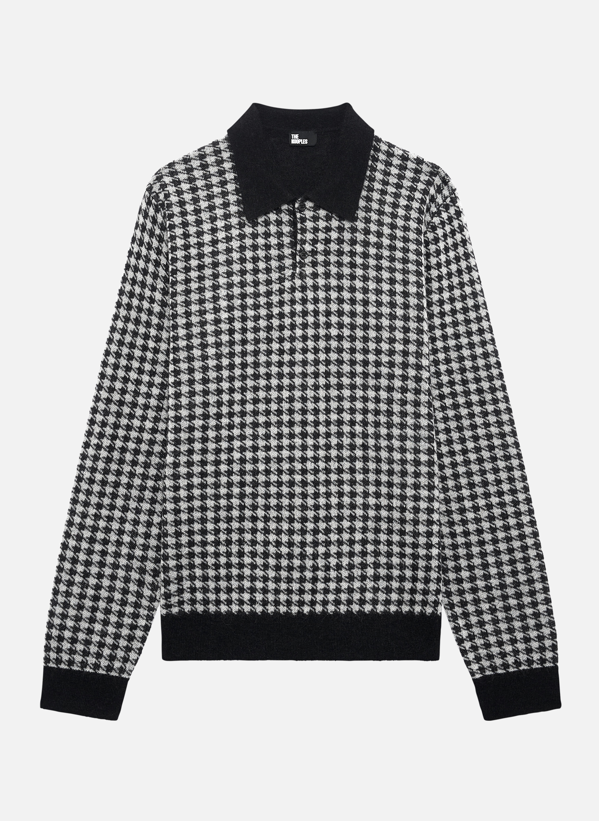 Houndstooth sweater THE KOOPLES Black