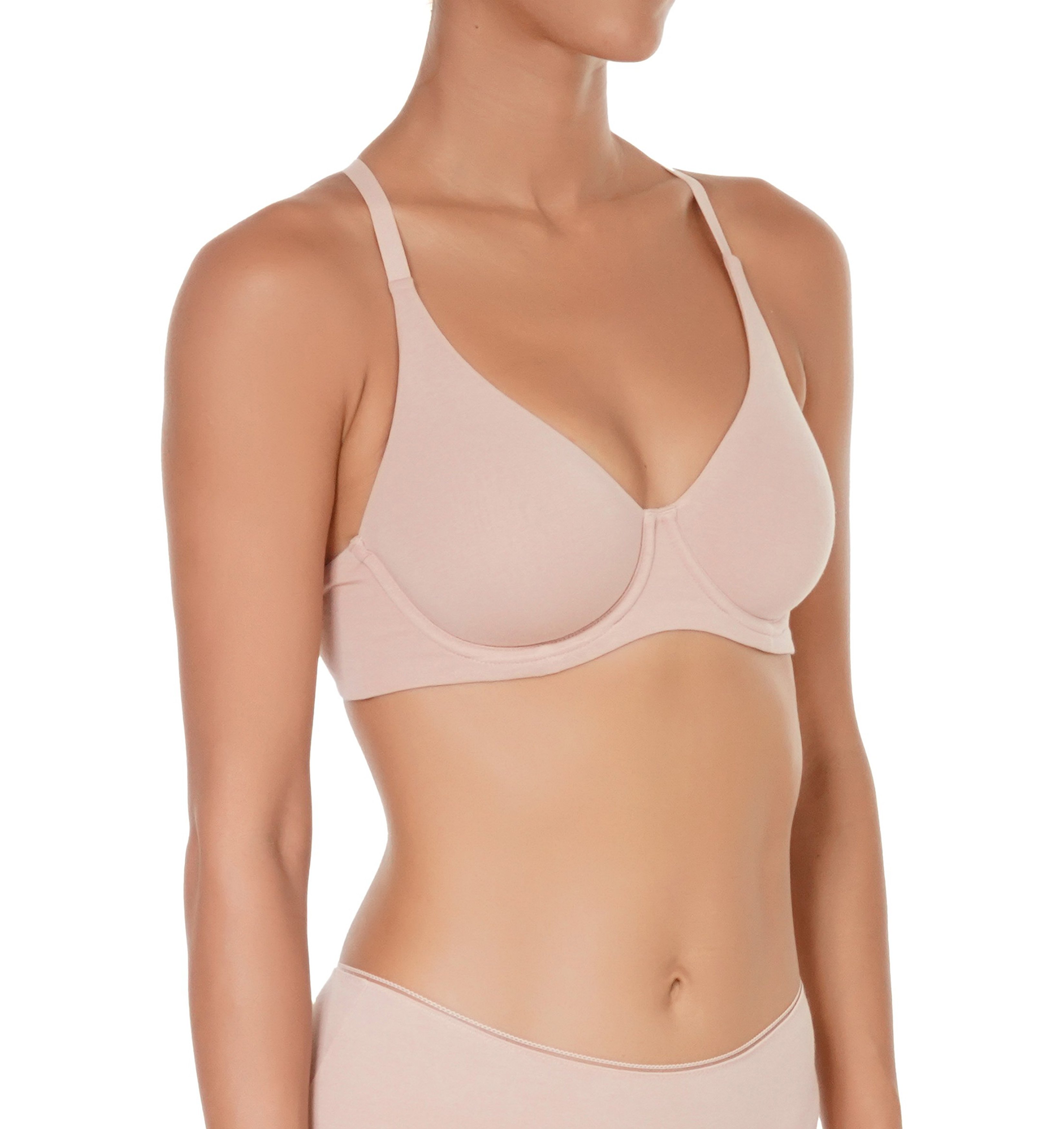 Organic cotton underwired bra Pink