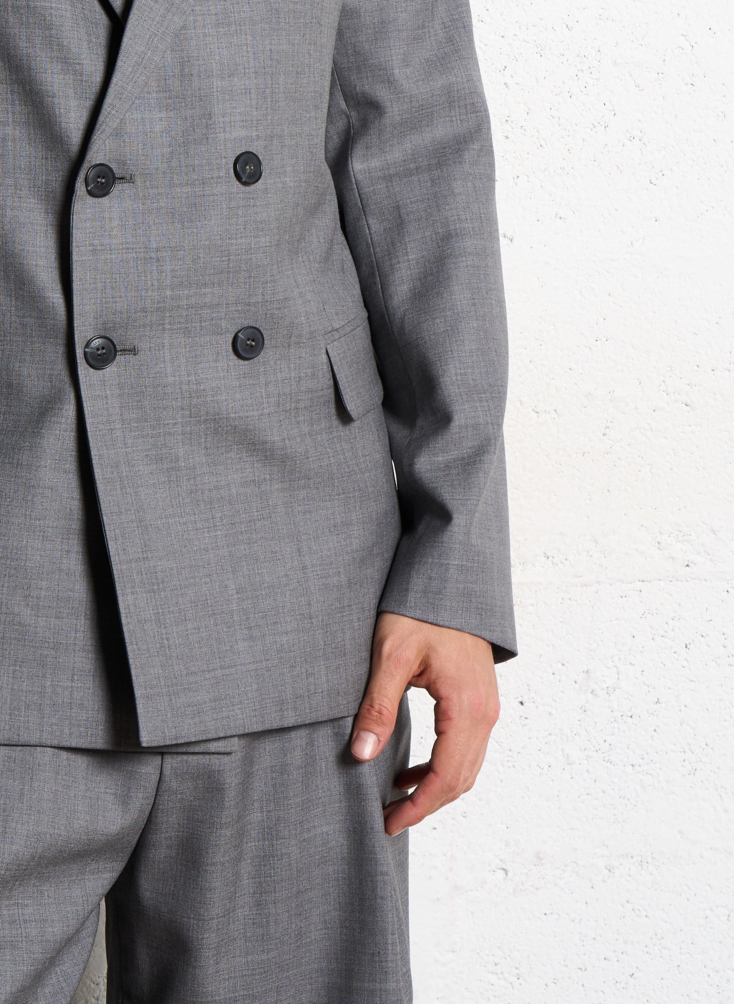 Double-breasted tailored blazer IKKS Grey