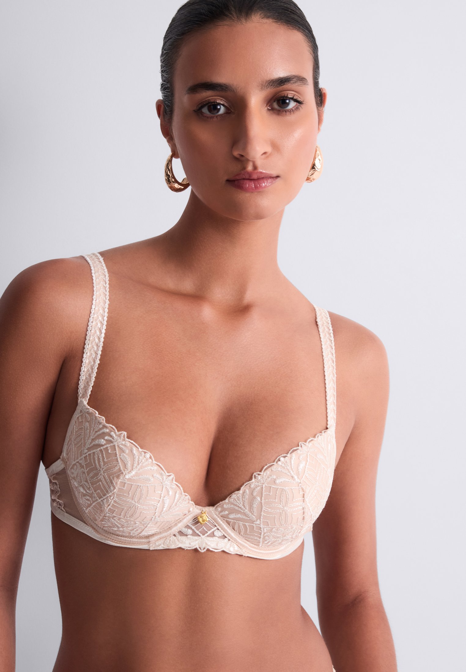Padded push-up bra AUBADE Beige