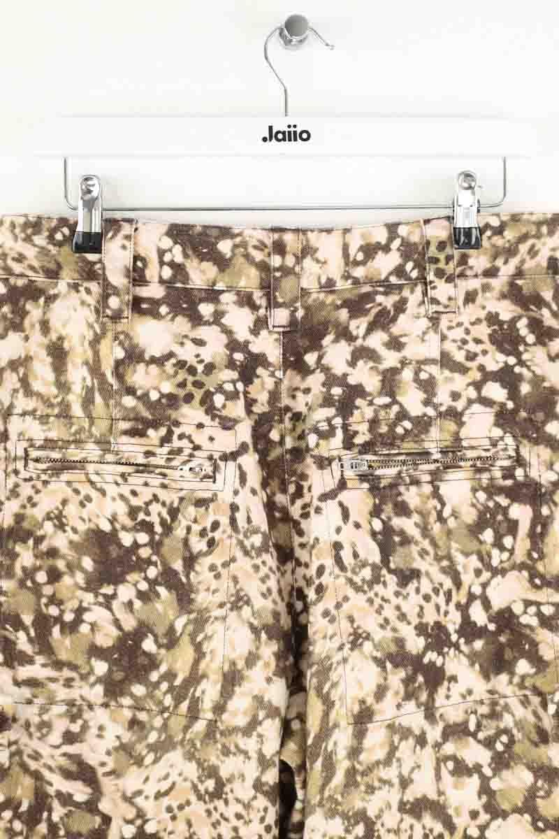 Cropped slim jeans with studs ISABEL MARANT - Seconde Main Multicolored