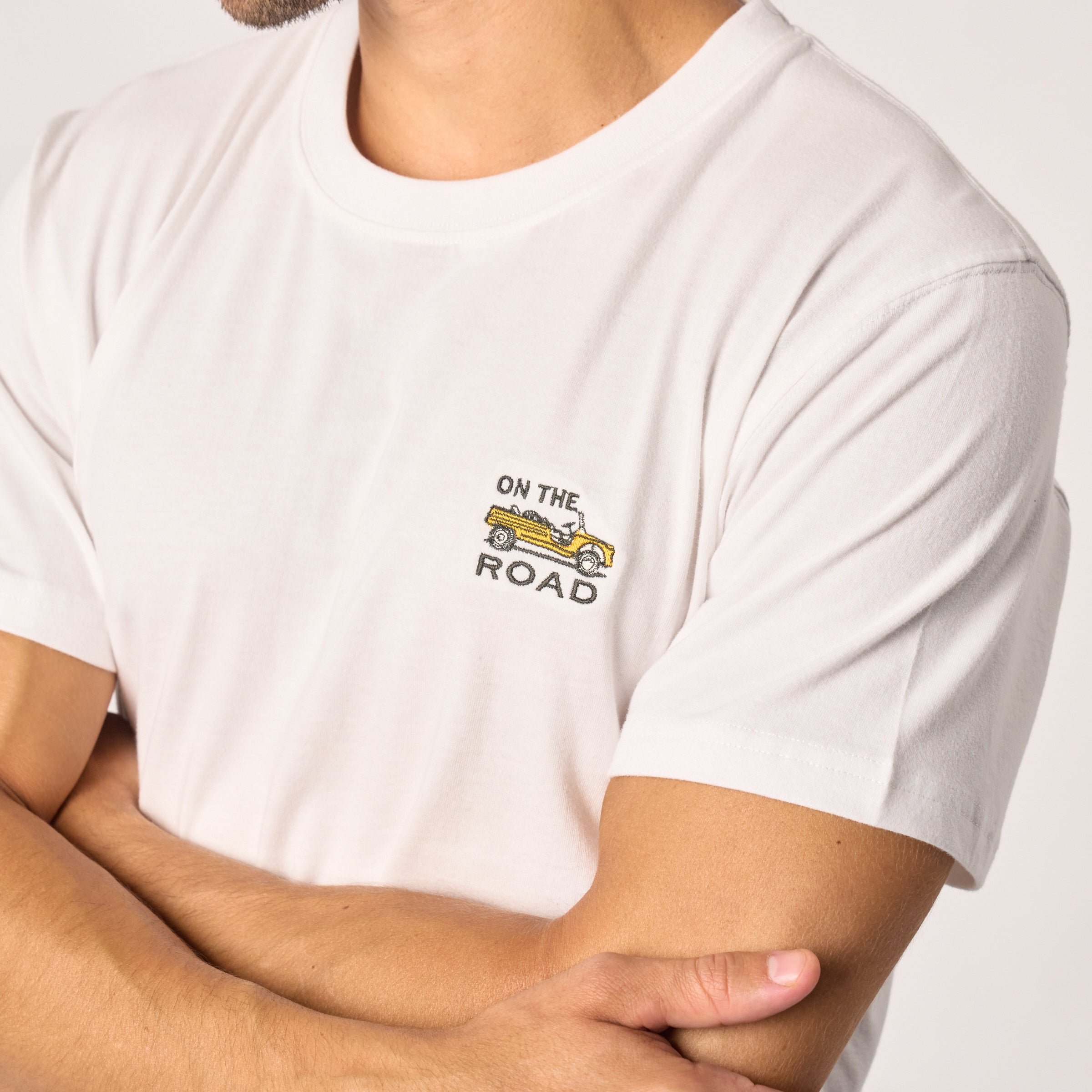Organic cotton roadtrip T-shirt White