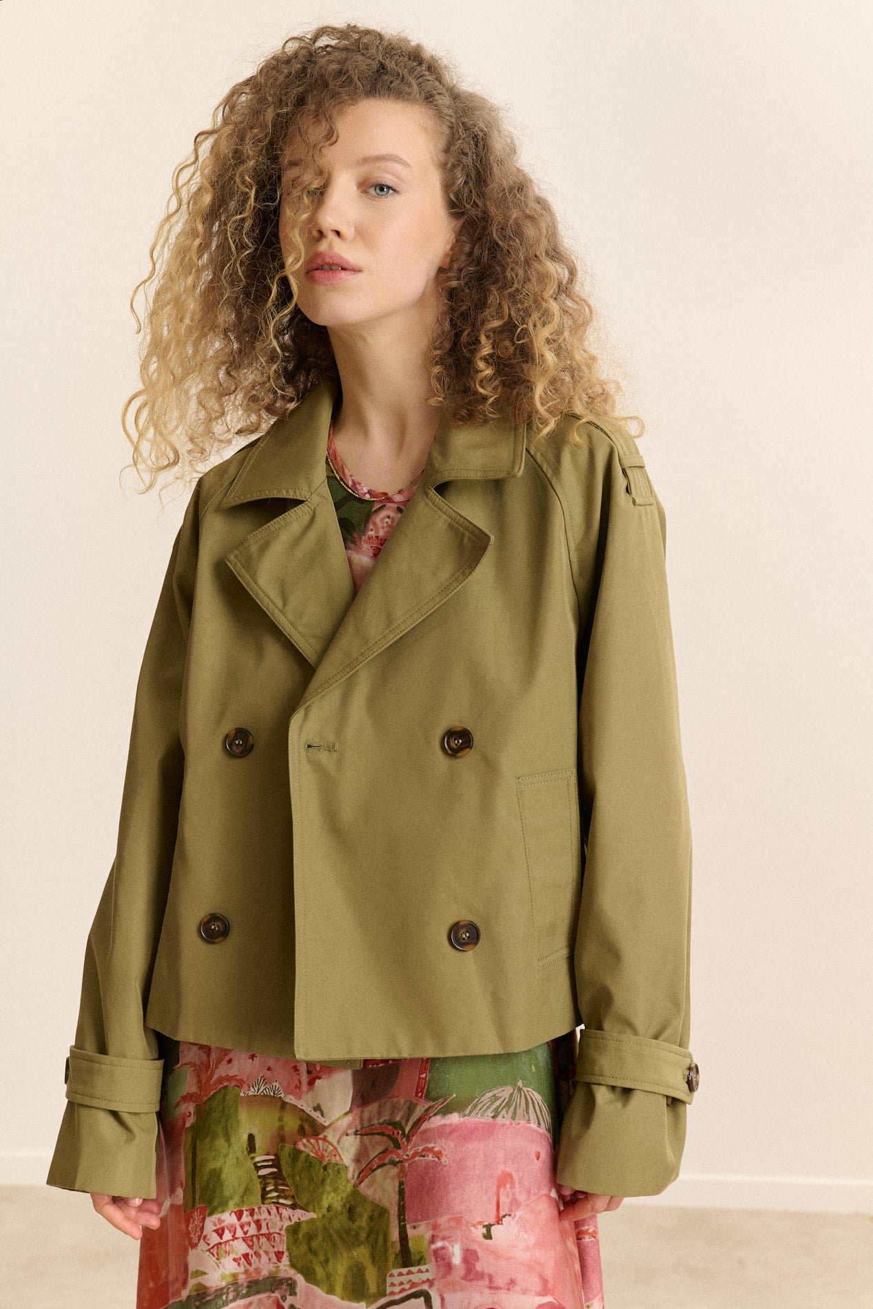 Short trench coat GARANCE PARIS Khaki
