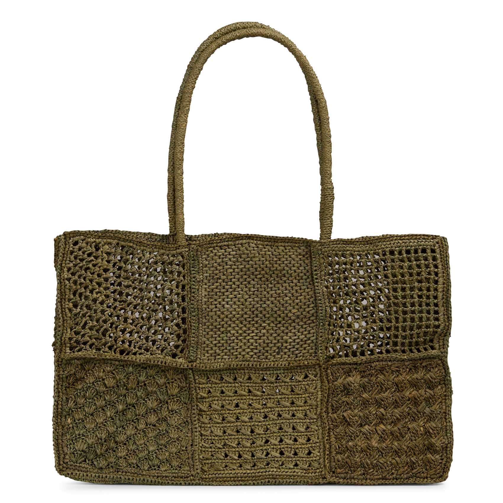 Shopping bag in rafia CAMALYA