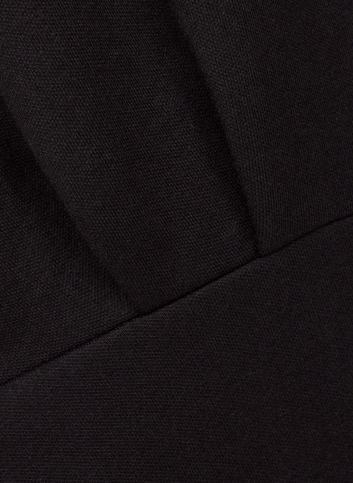 Halflange jurk met ronde hals - katoenblend BA&SH Zwart