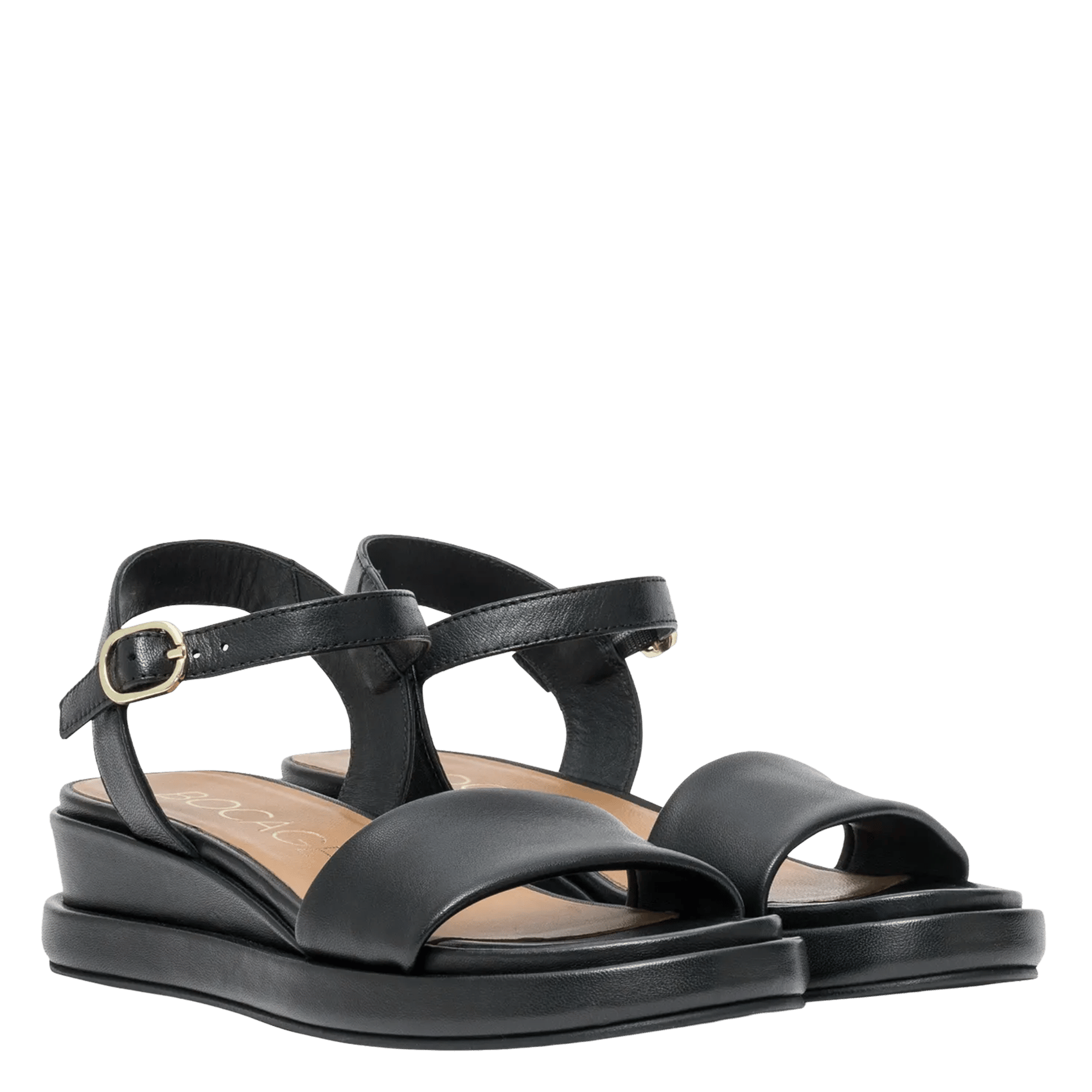 Espadrilles aus Wildleder mit Keilabsatz BOCAGE Schwarz