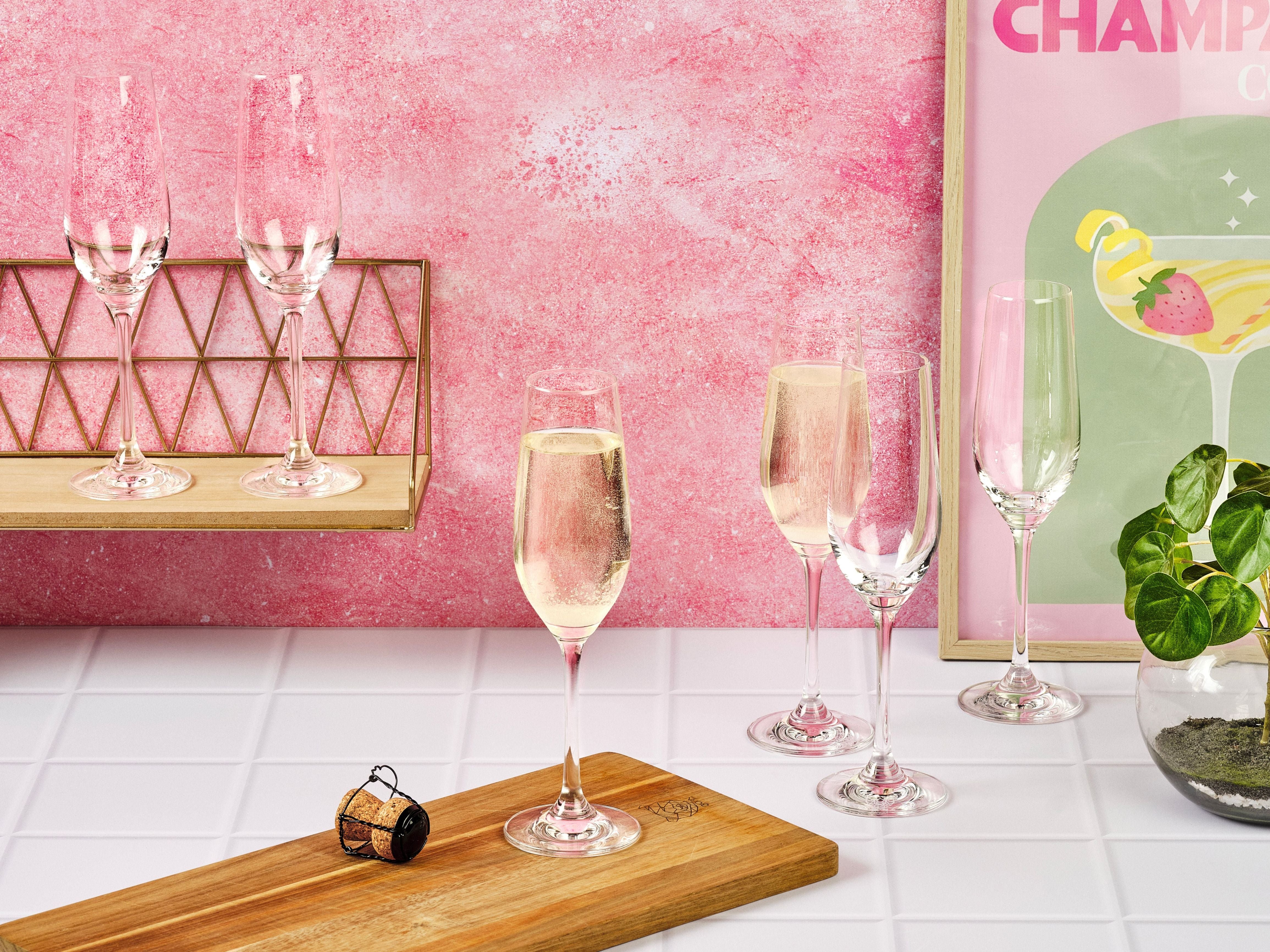 Flûte 22cl lagom - 6 pièces BJORN Transparent