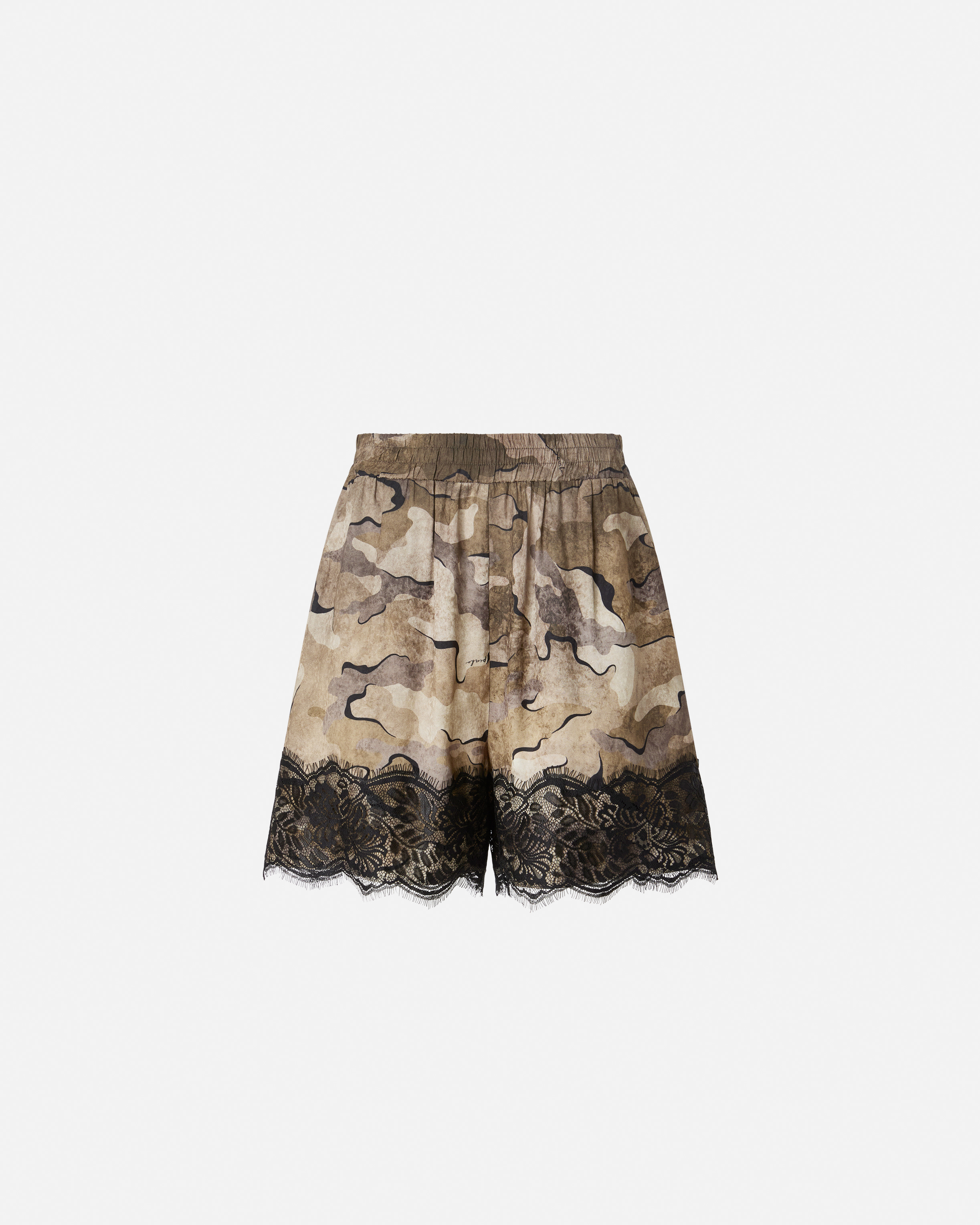 Short camouflage à dentelle PINKO Multicolore