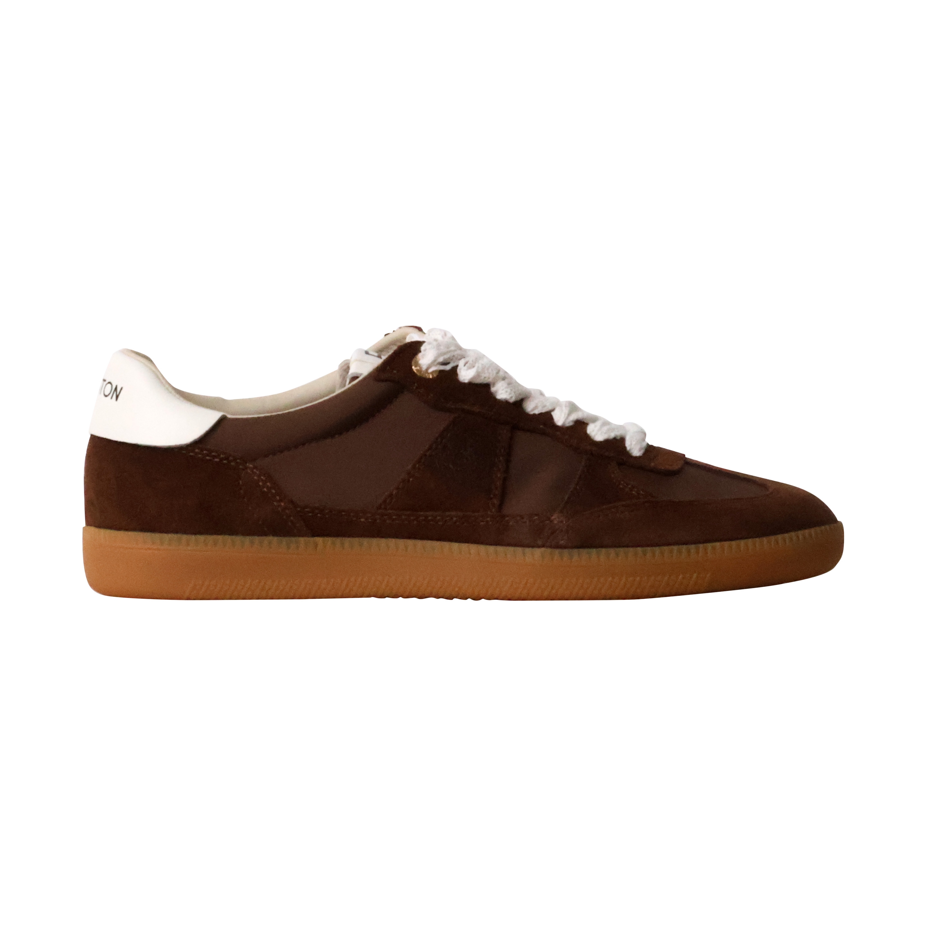 Cherry leather basket EMILIE KARSTON Brown