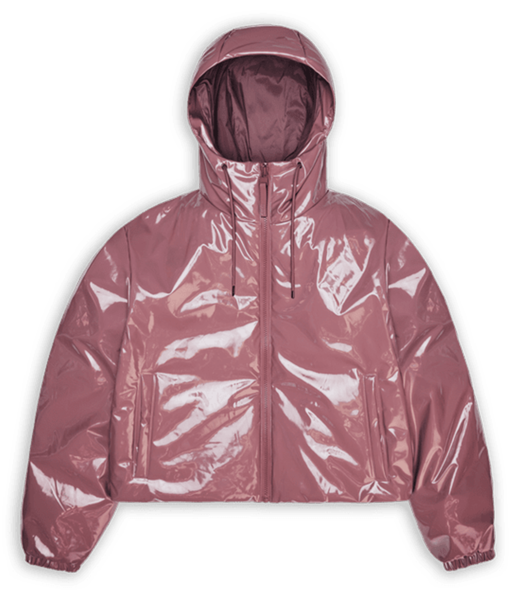 Imperméable col montant RAINS Rose