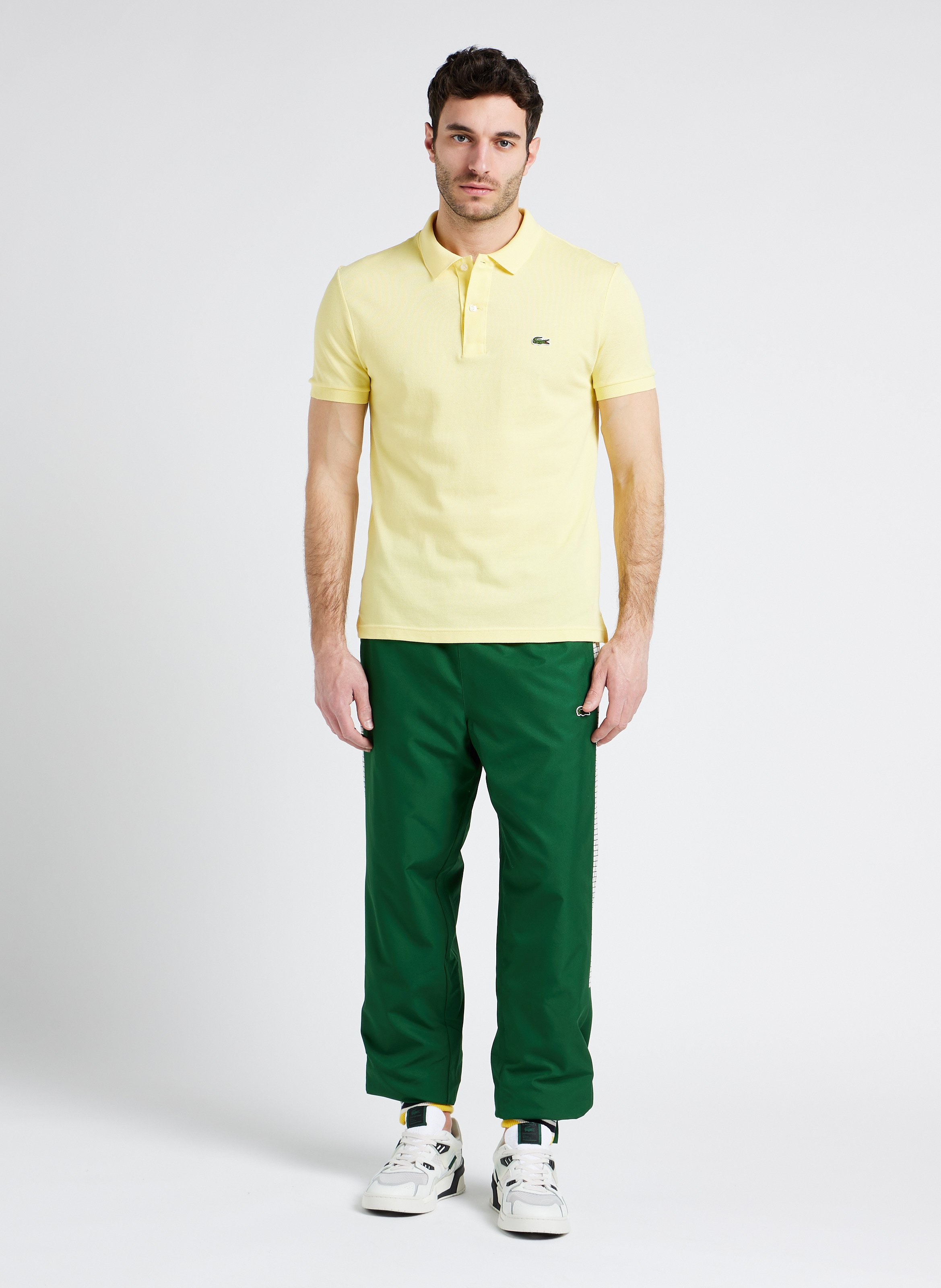 Polo on sale lacoste matiere