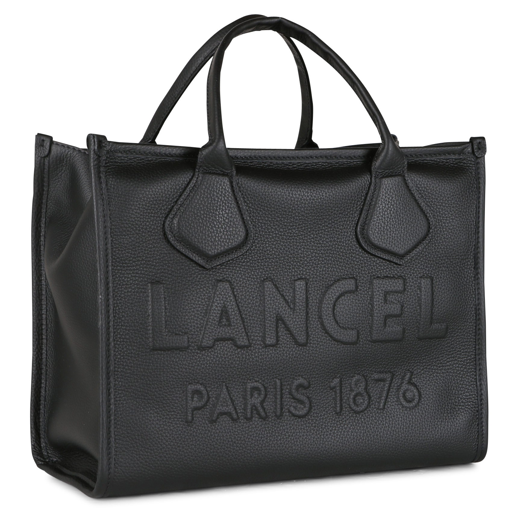 Cabas en cuir LANCEL Noir