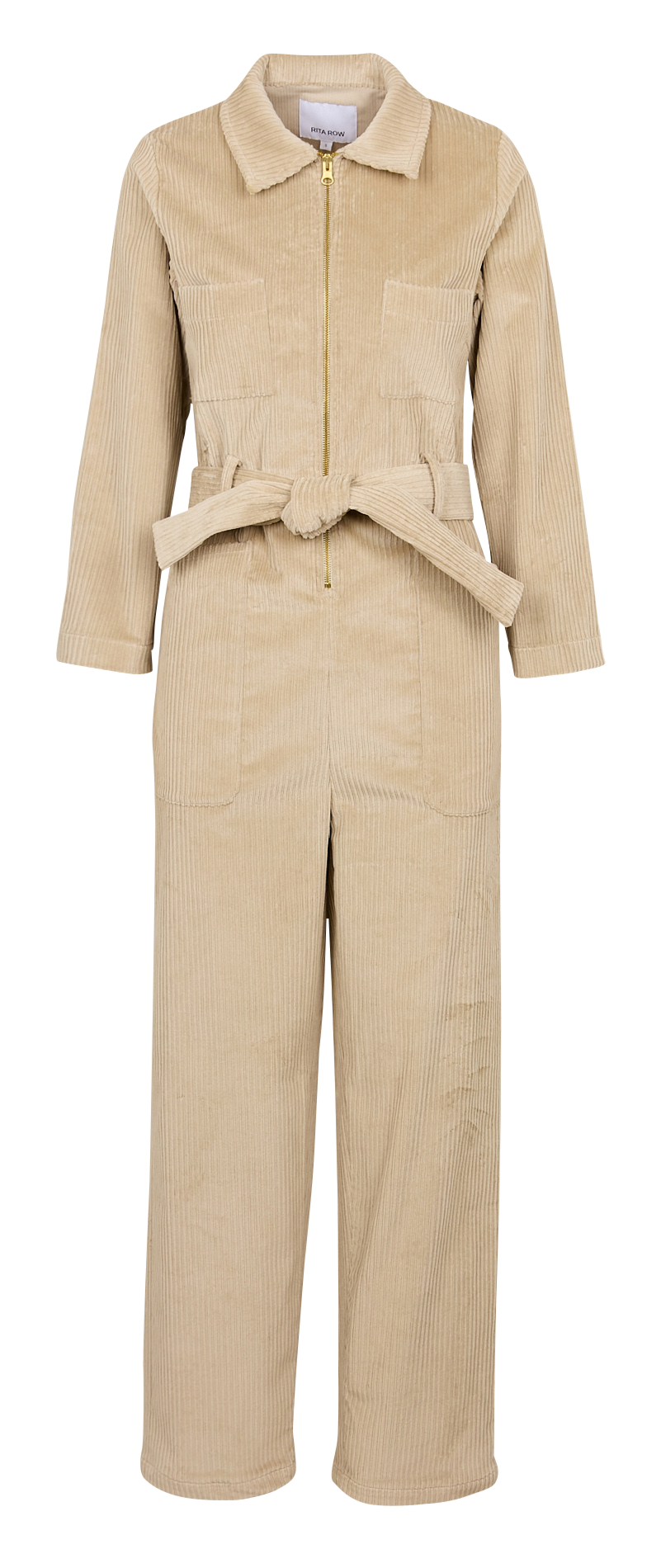 Combinaison col classique en coton mélangé RITA ROW Beige