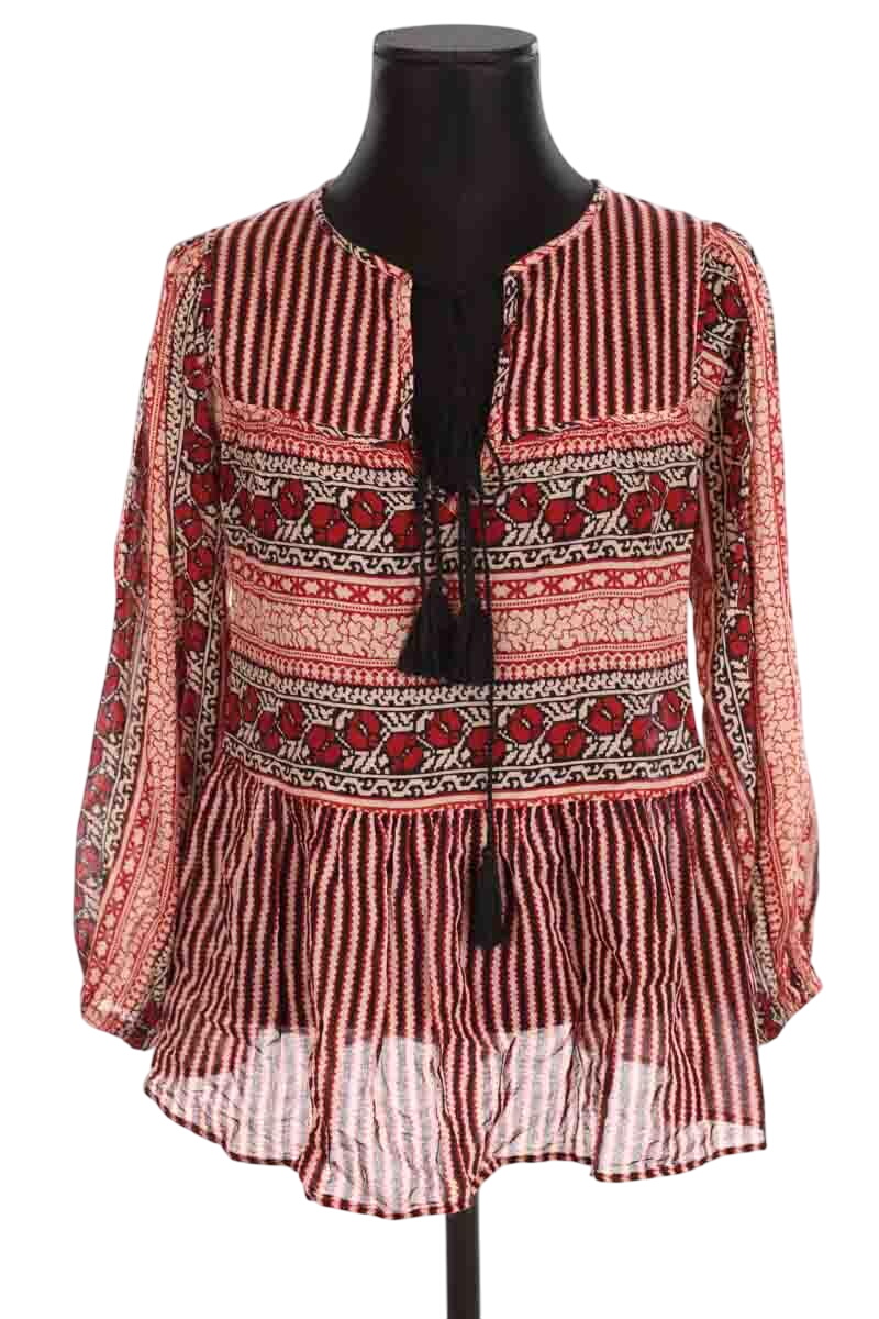 Cotton blouse ANTIK BATIK - Seconde Main Brown