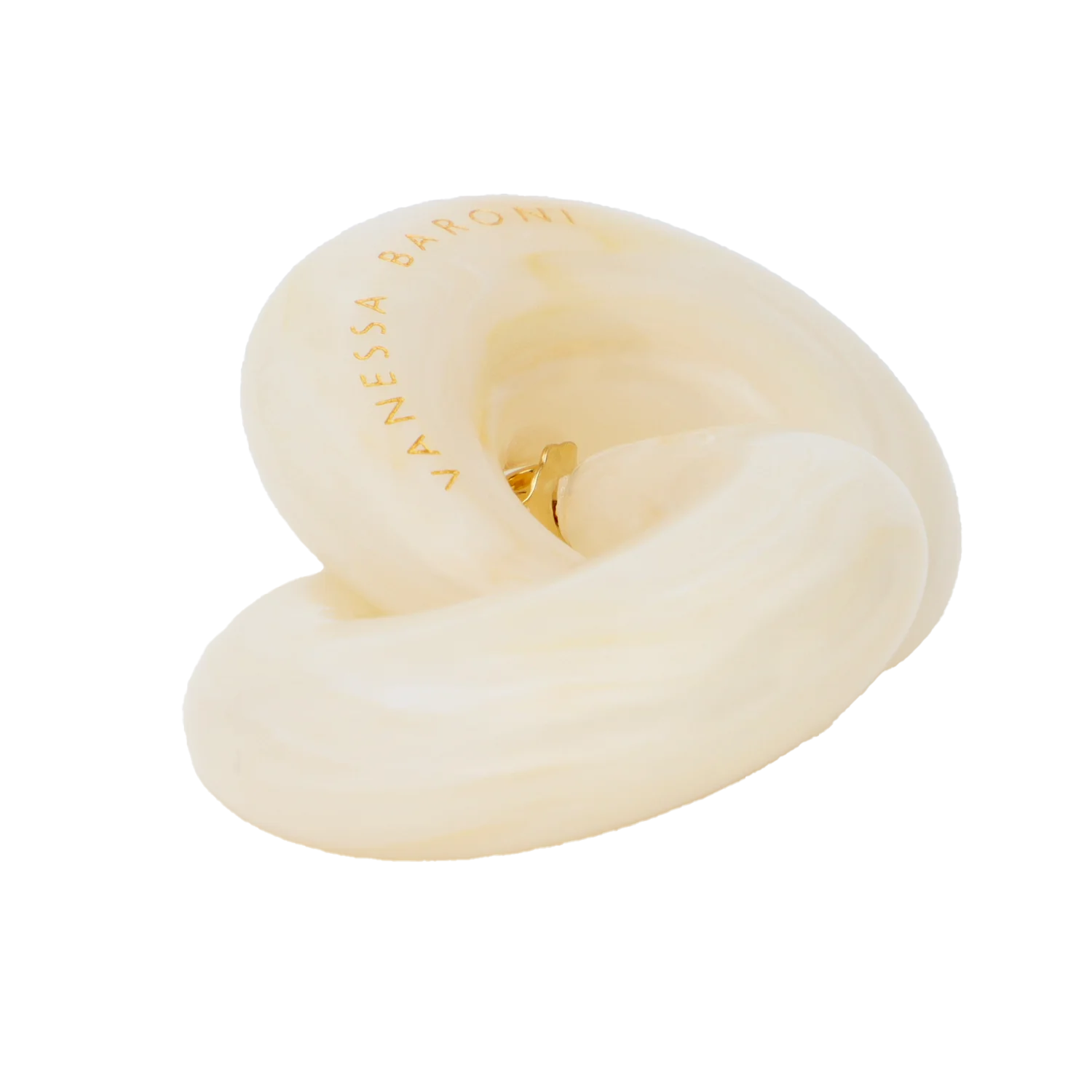 Halbmond-Kreolen VANESSA BARONI Weiss