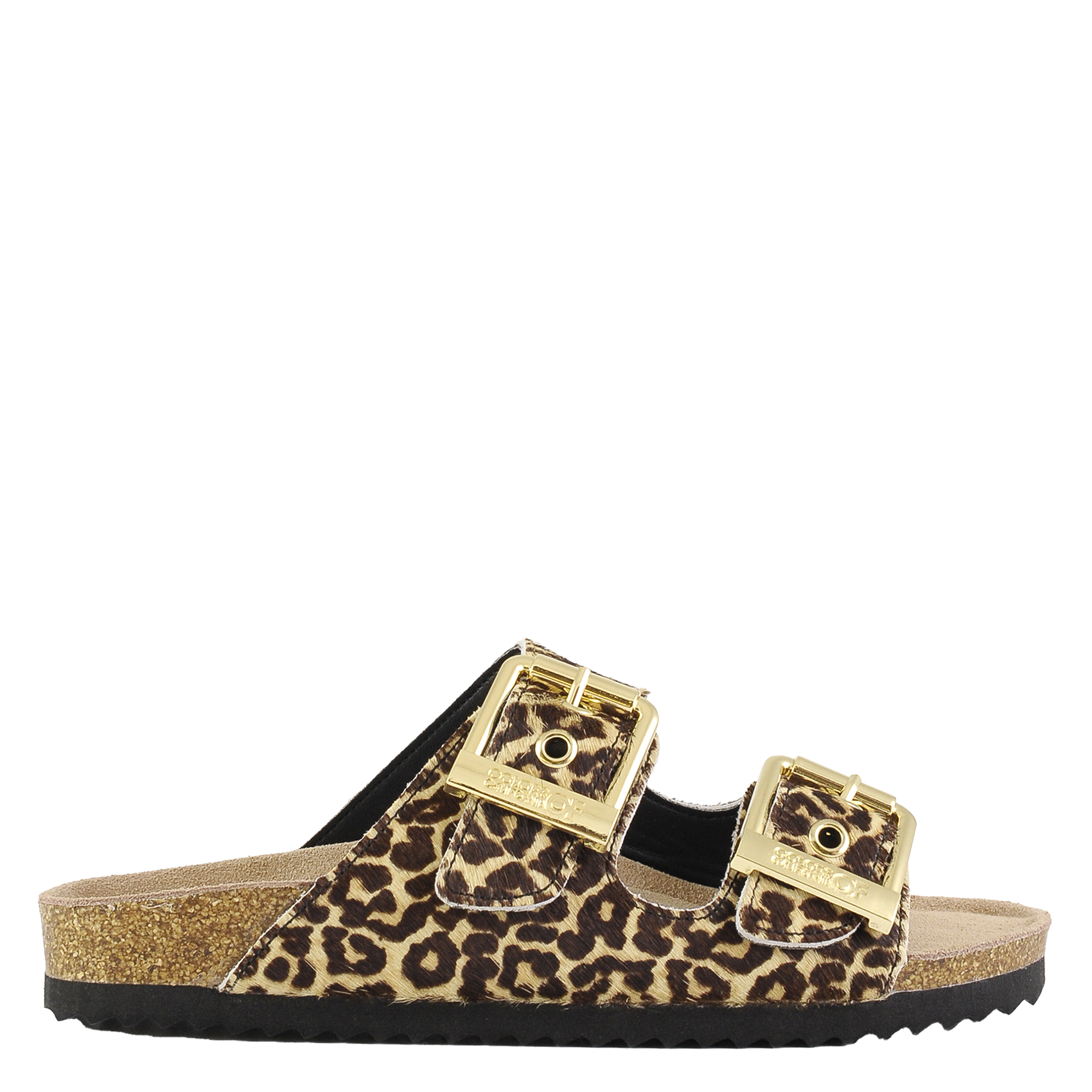 Aouda flat leather sandals COLORS OF CALIFORNIA Multicolored