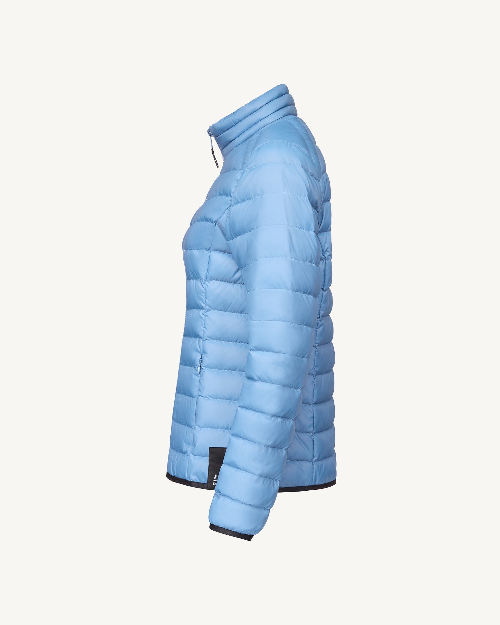 Lightweight down jacket with denim details flight wnw jott x denham JOTT Blue