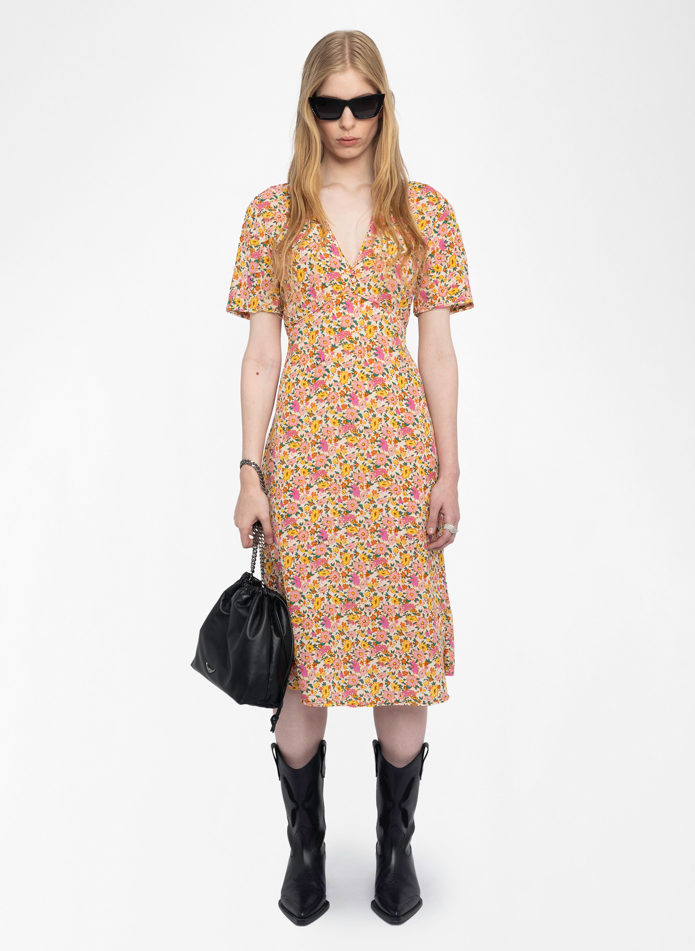 Robe longue imprimée ZADIG&VOLTAIRE Blanc