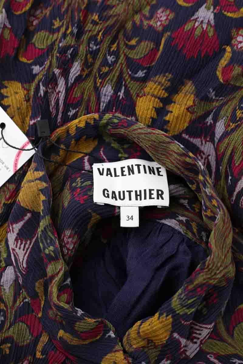 Silk blouse VALENTINE GAUTHIER- SECONDE MAIN Blue