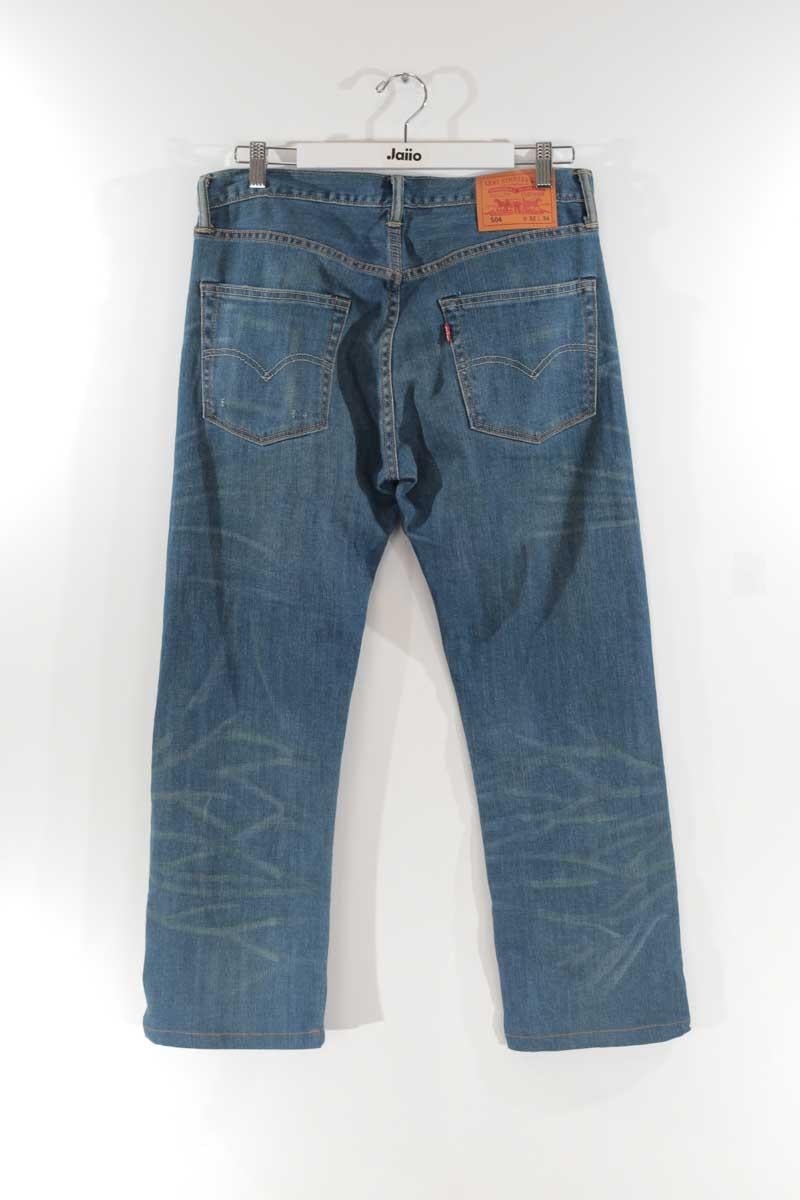 Cotton straight jeans LEVI'S - Seconde main Blue