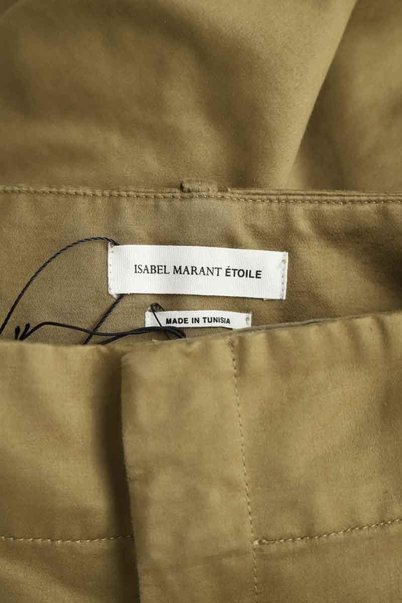 Slim-fit cotton cargo pants ISABEL MARANT ÉTOILE - SECONDE MAIN Khaki