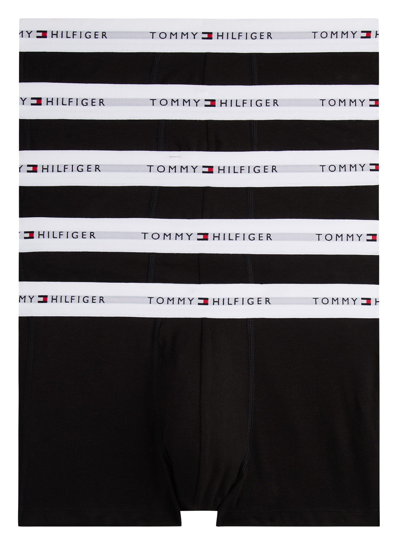 Setje met 5 boxershorts | katoenblend TOMMY HILFIGER Zwart