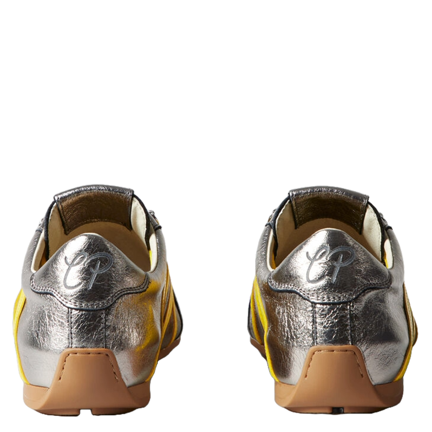 Baskets basses métallisées CLAUDIE PIERLOT Argent