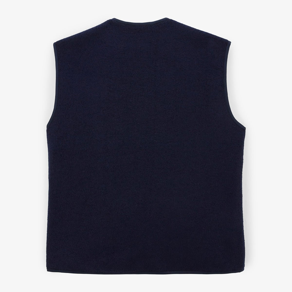 Sleeveless Worker Fleece Jacket SERGE BLANCO Blue