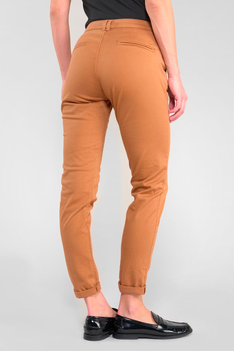 Chino pants LE TEMPS DES CERISES Brown