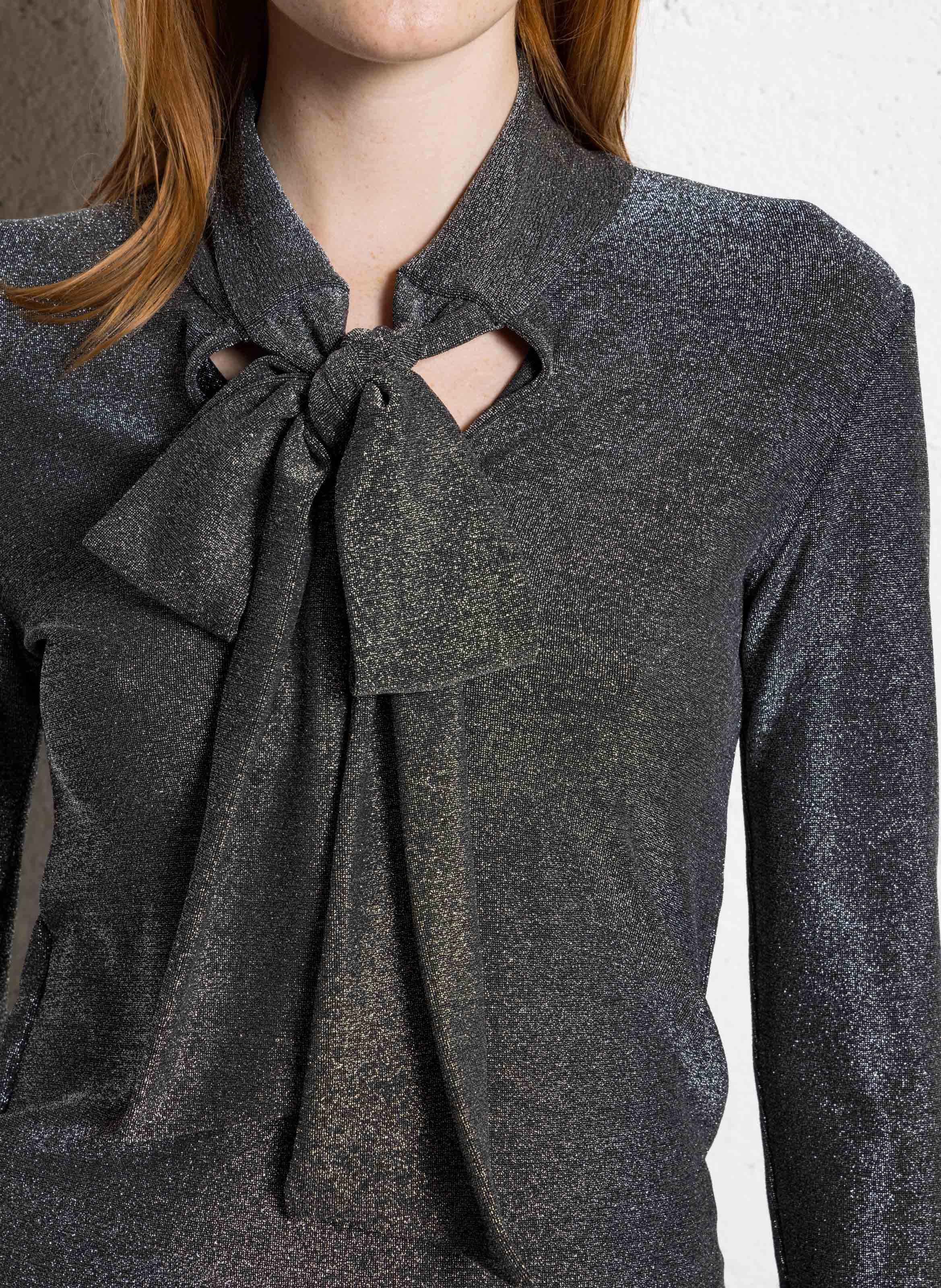 Sequined top IKKS Silver