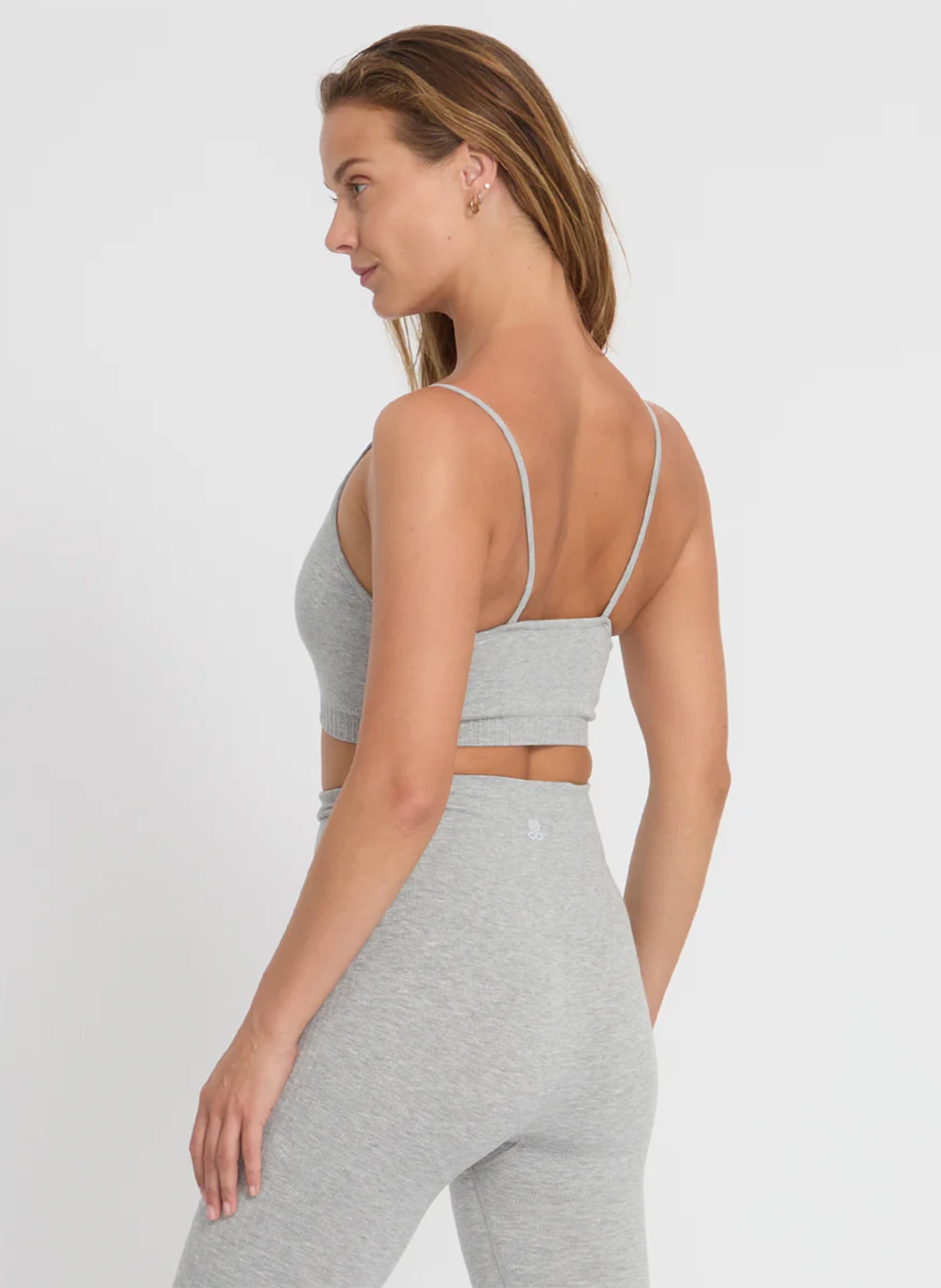 Brassière de yoga sans coutures YOGA SEARCHER Gris
