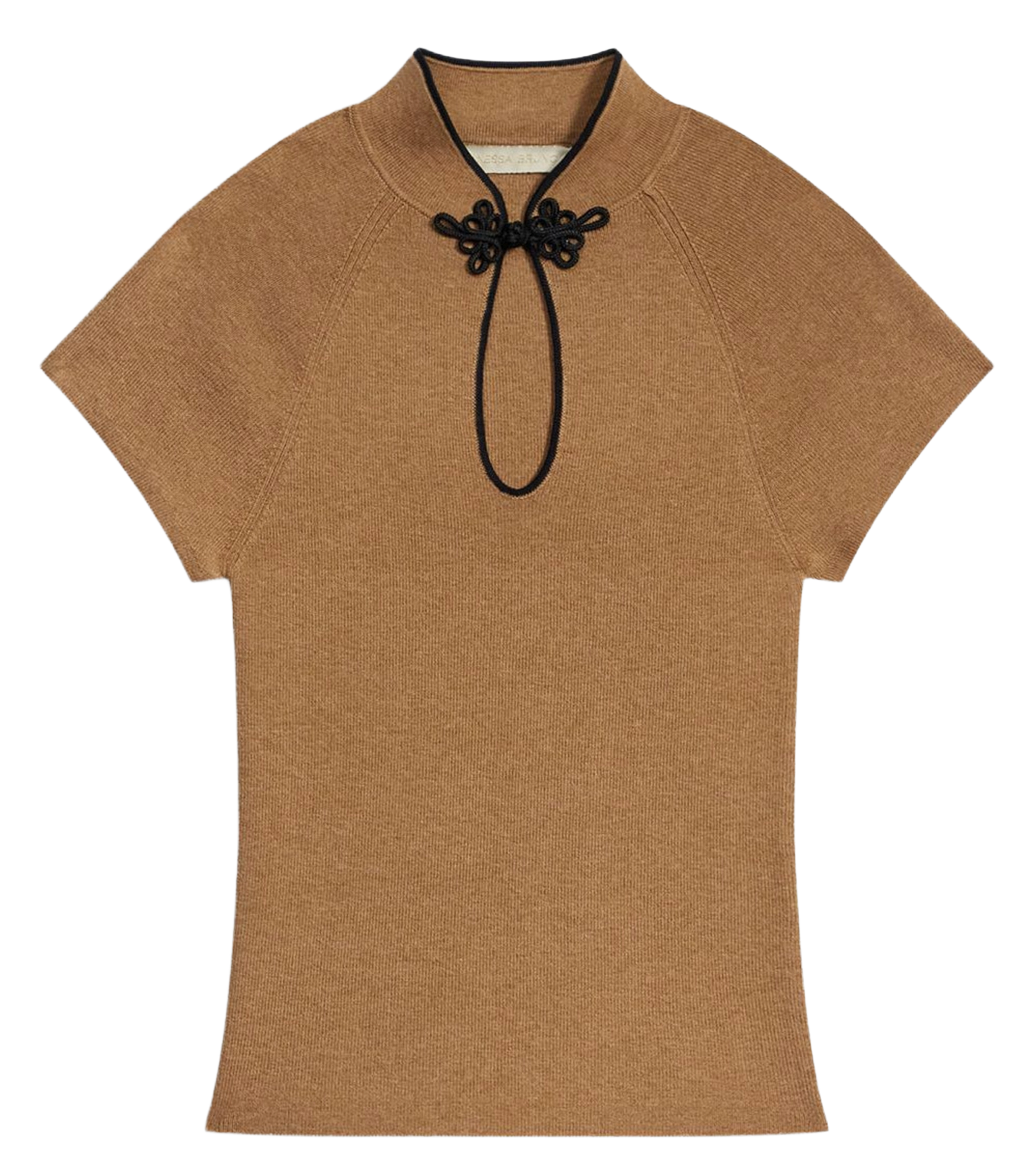 Slim-fit knit top VANESSA BRUNO Brown