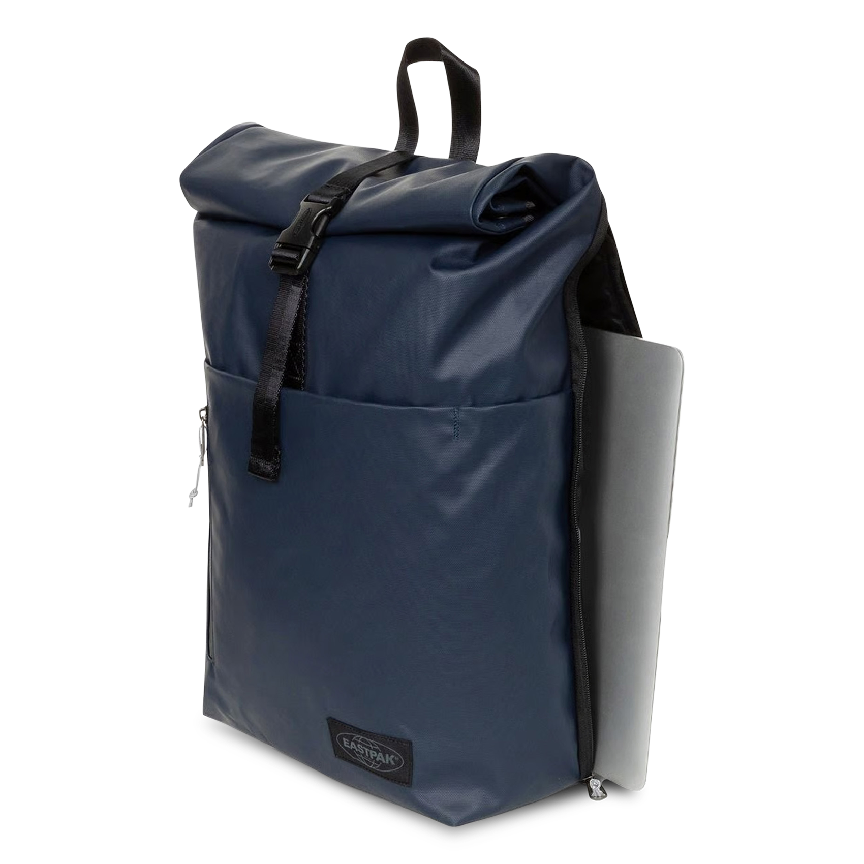 Waxed rugzak met flap EASTPAK Blauw