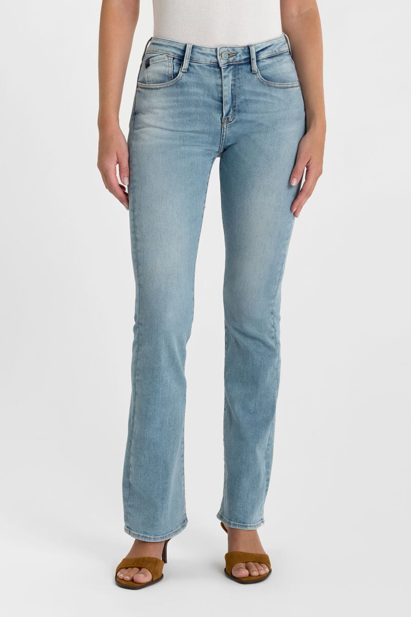 Bootcut power bootcut jeans, 34 length LE TEMPS DES CERISES Blue