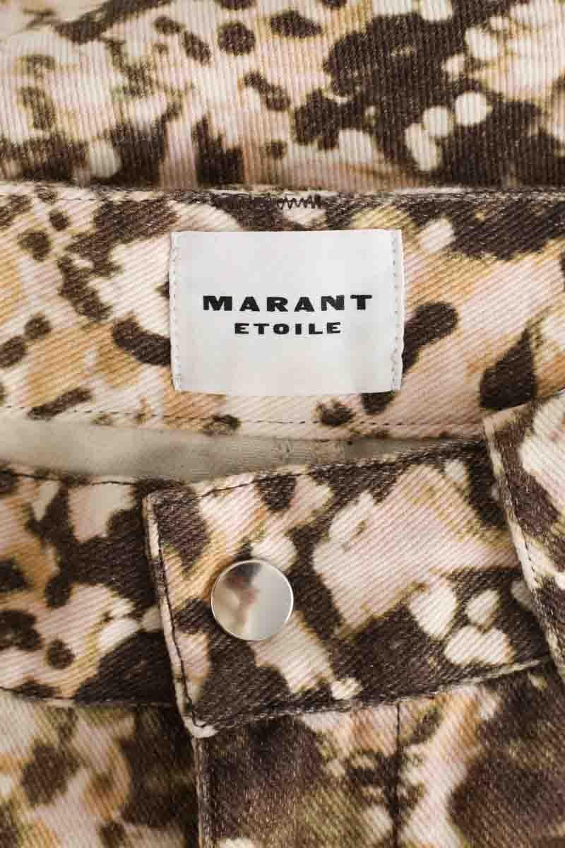 Cropped slim jeans with studs ISABEL MARANT - Seconde Main Multicolored