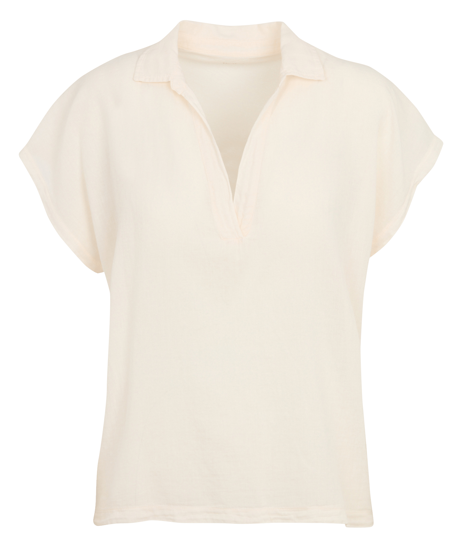 Wijd katoenen T-shirt HARTFORD Beige