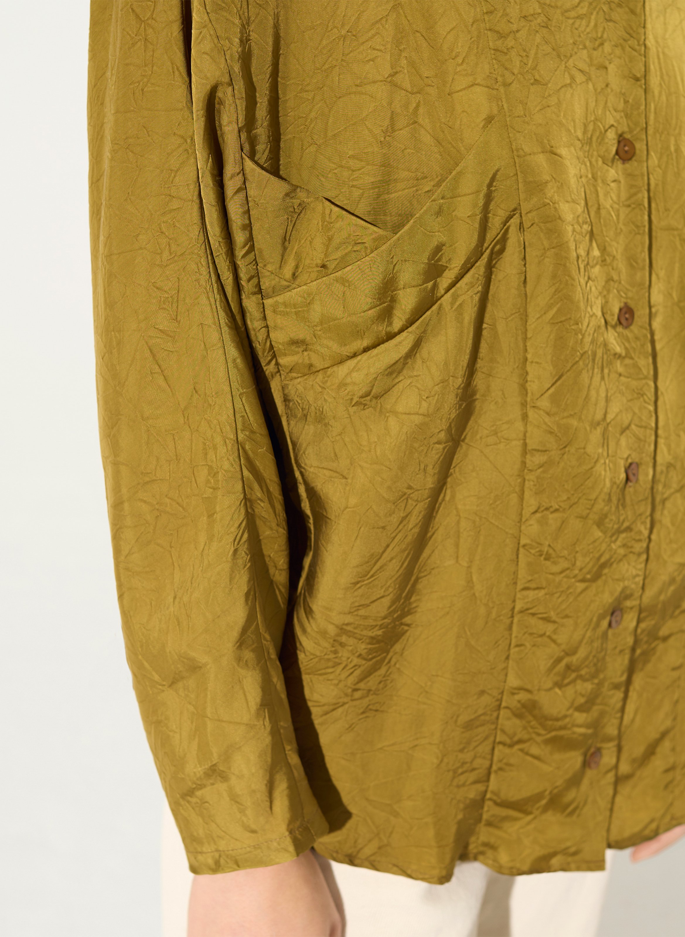 Blouse with round collar COTELAC Brown