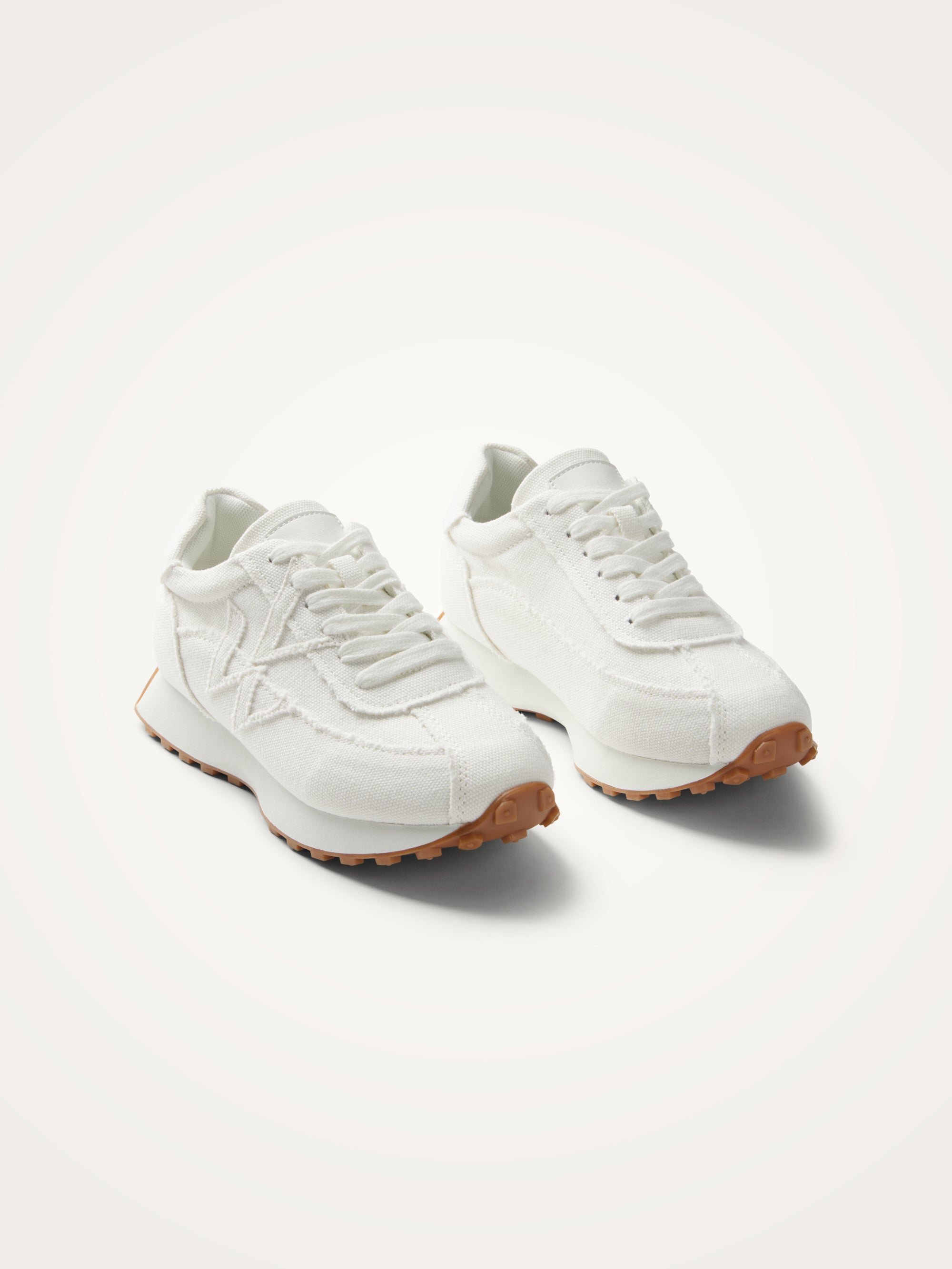 Sneakers with monogram on running sole VANESSA WU White