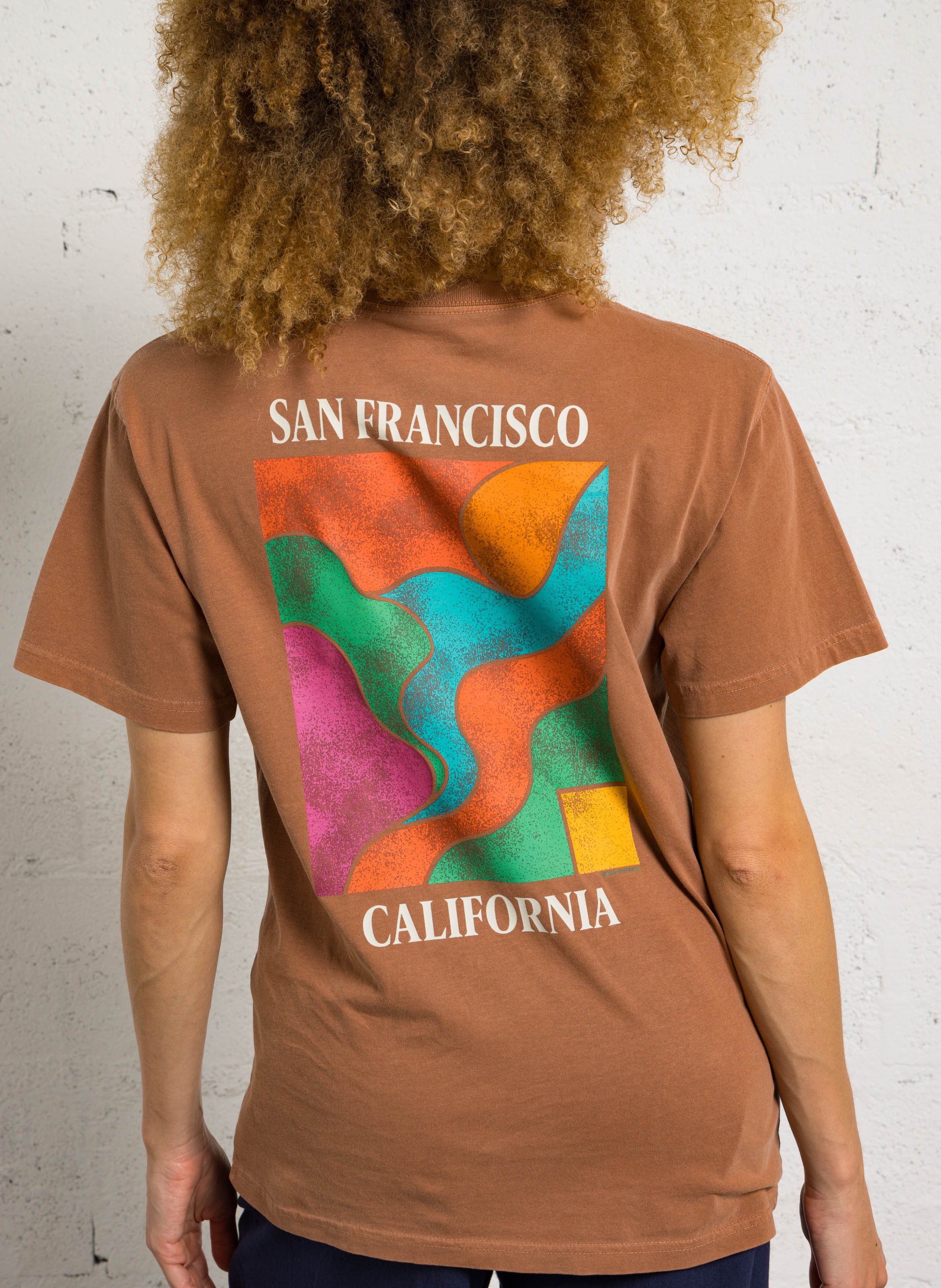 Regular-fit round-neck cotton T-shirt NEWTONE Red