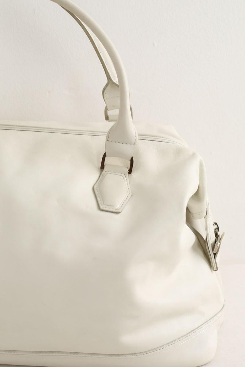 Cabas LONGCHAMP - Seconde Main Blanc