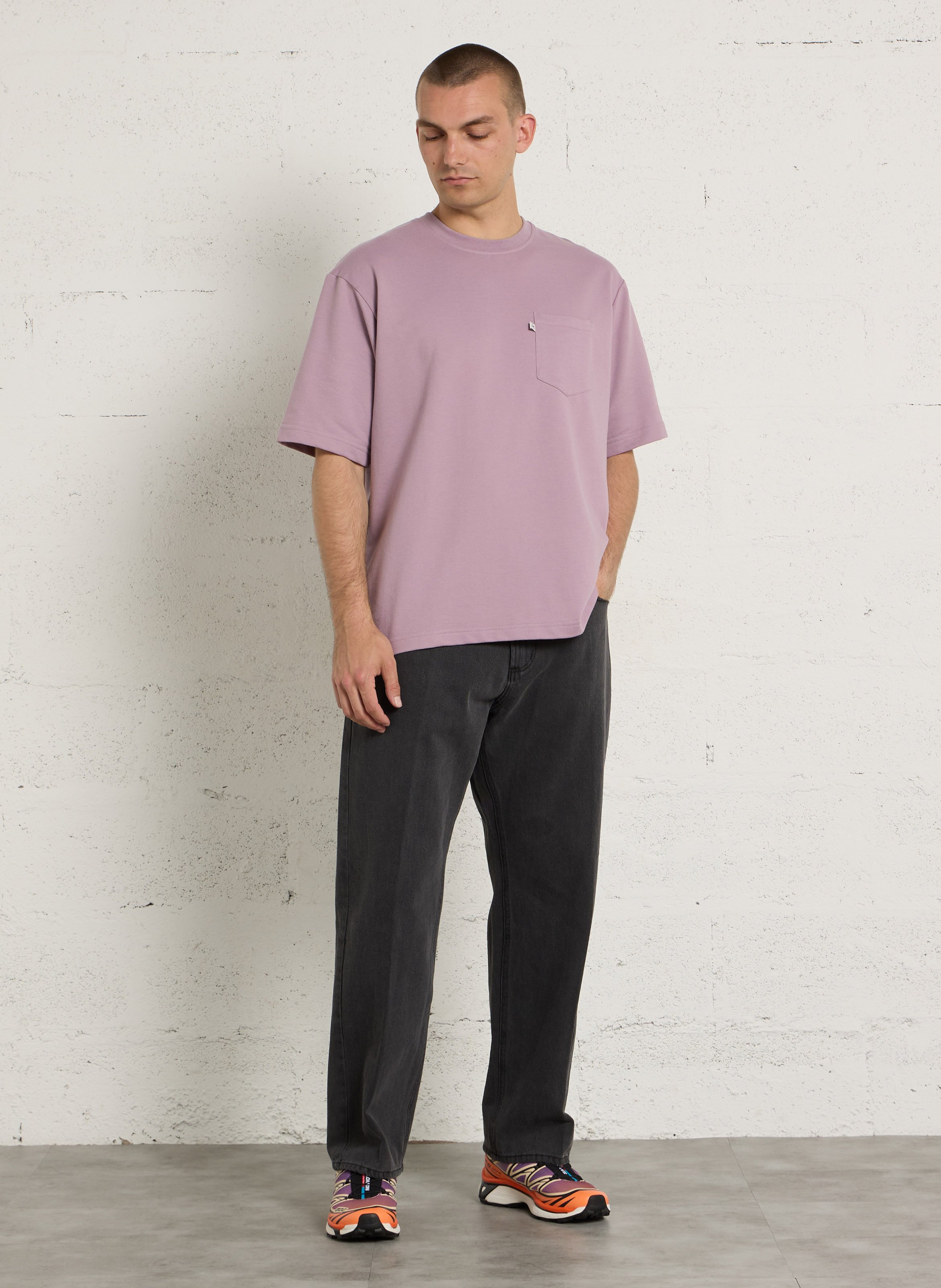 Tee-shirt droit manches courtes uni CHEVIGNON Rose
