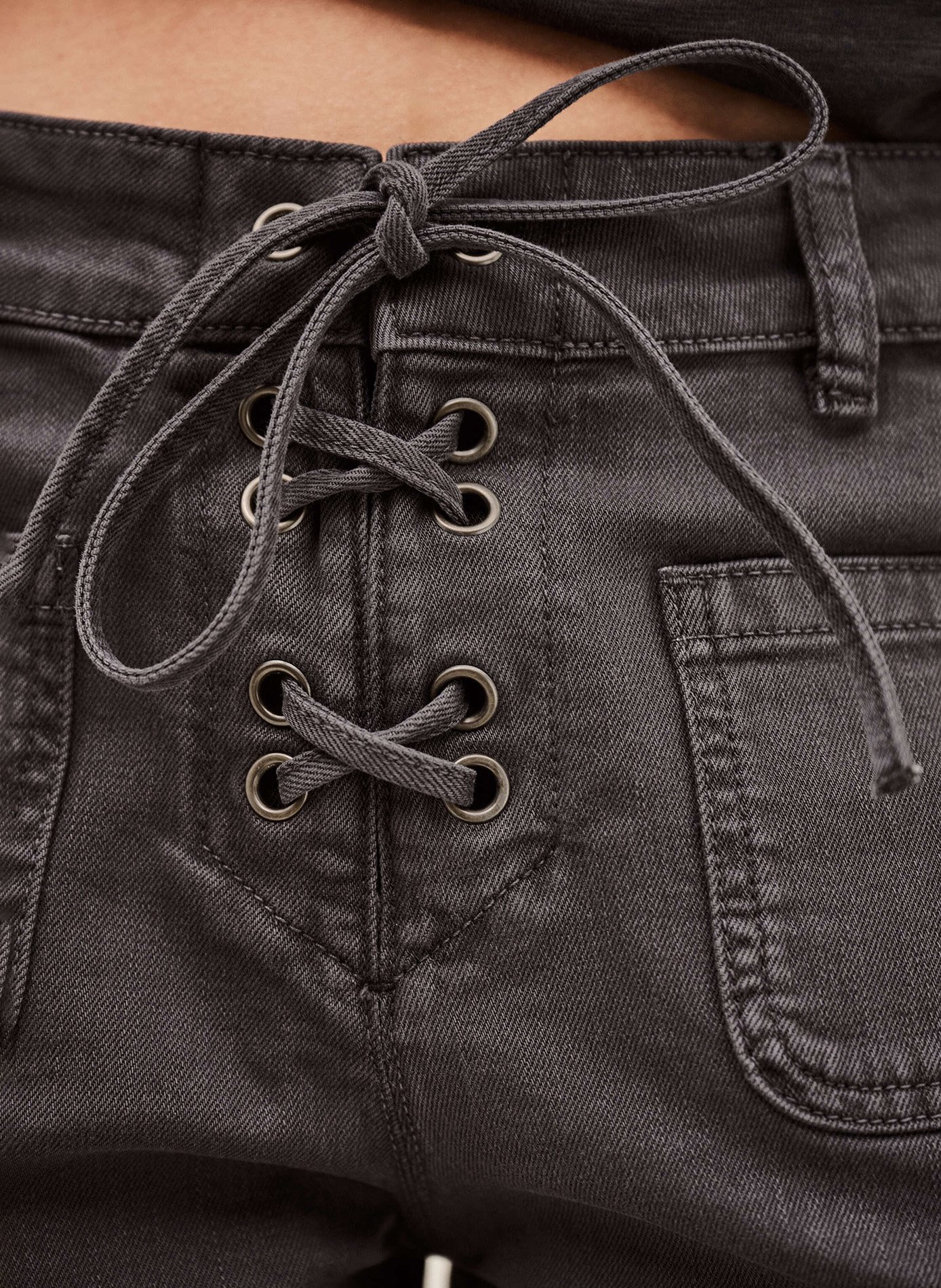 Short droit en coton mélangé BA&SH Noir