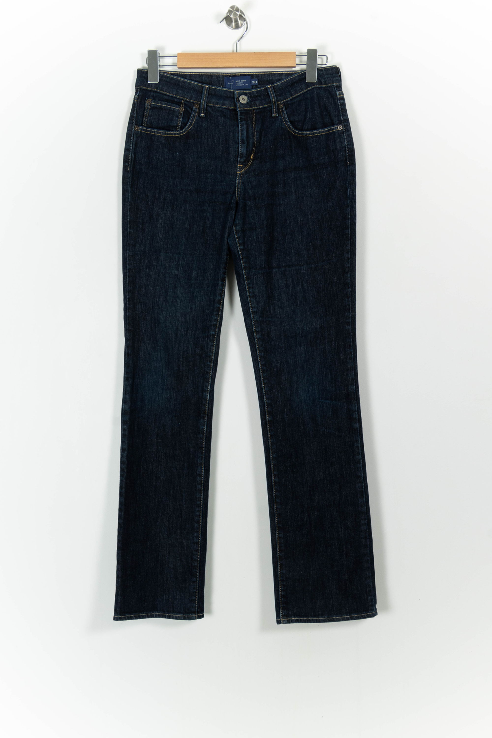 Cropped slim jeans with studs LEVI'S - Seconde main Blue