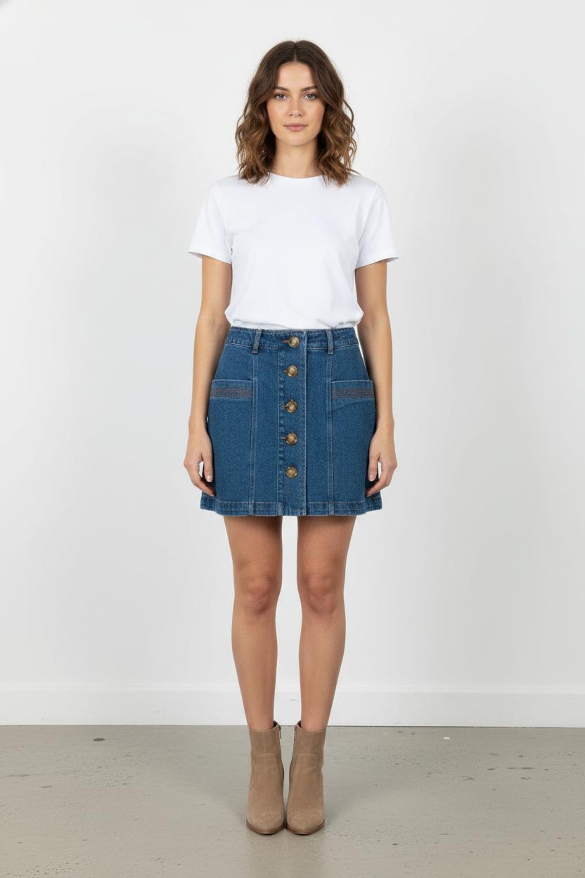 Jupe courte & midi SEZANE - Seconde main Bleu