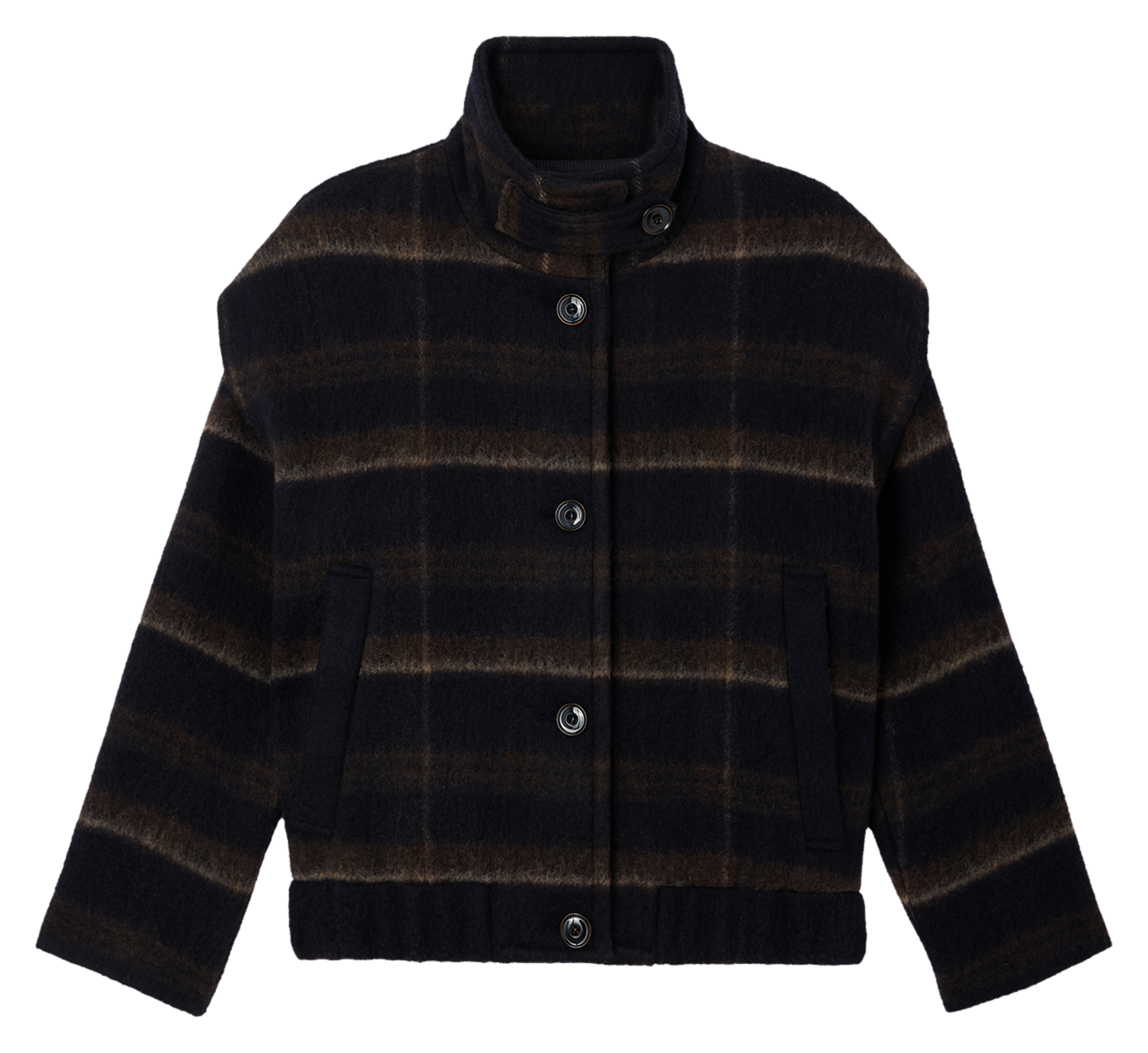 Alpaca wool coat  SESSUN Blue