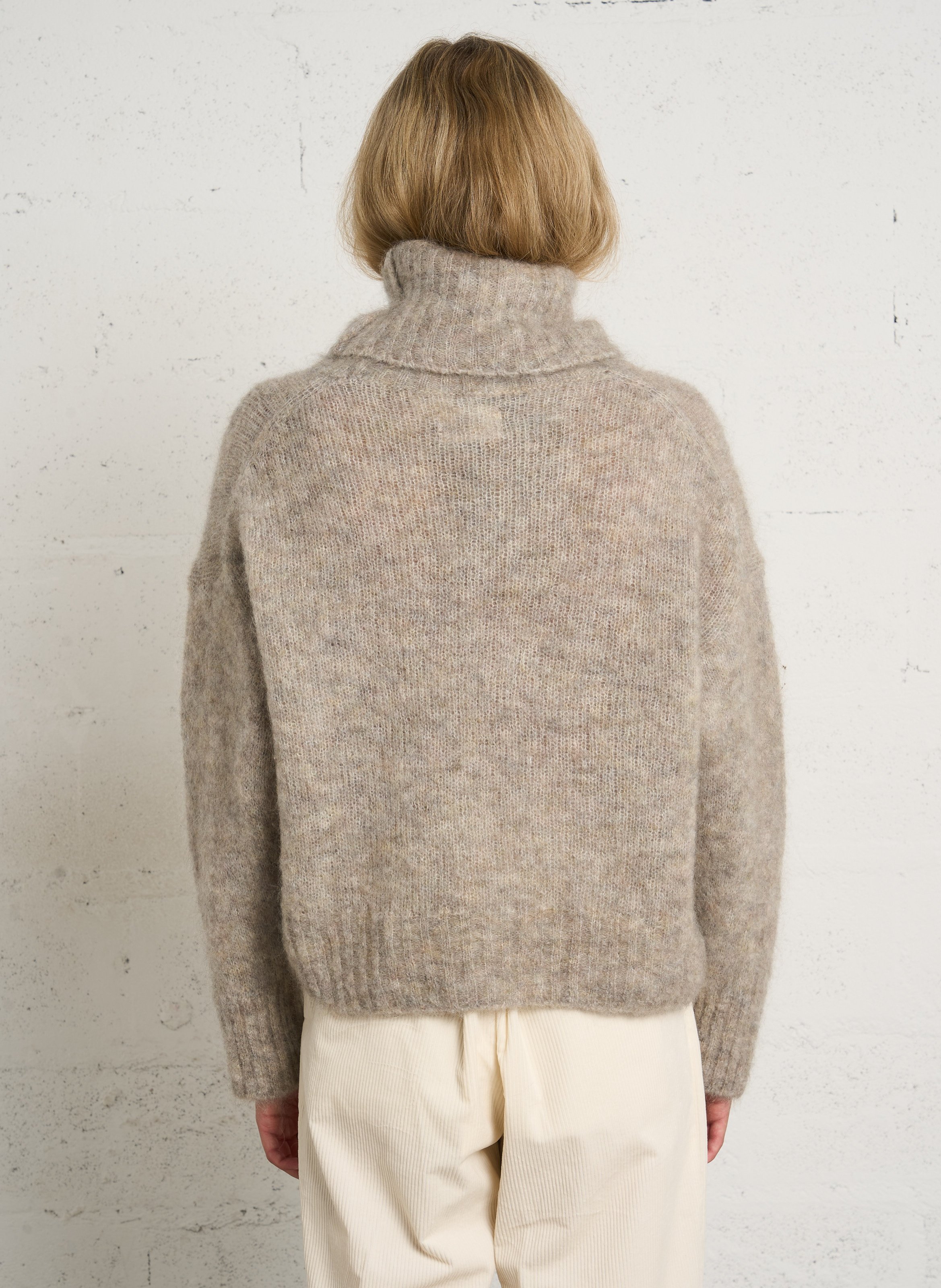 Oversized wool-blend sweater DES PETITS HAUTS Grey
