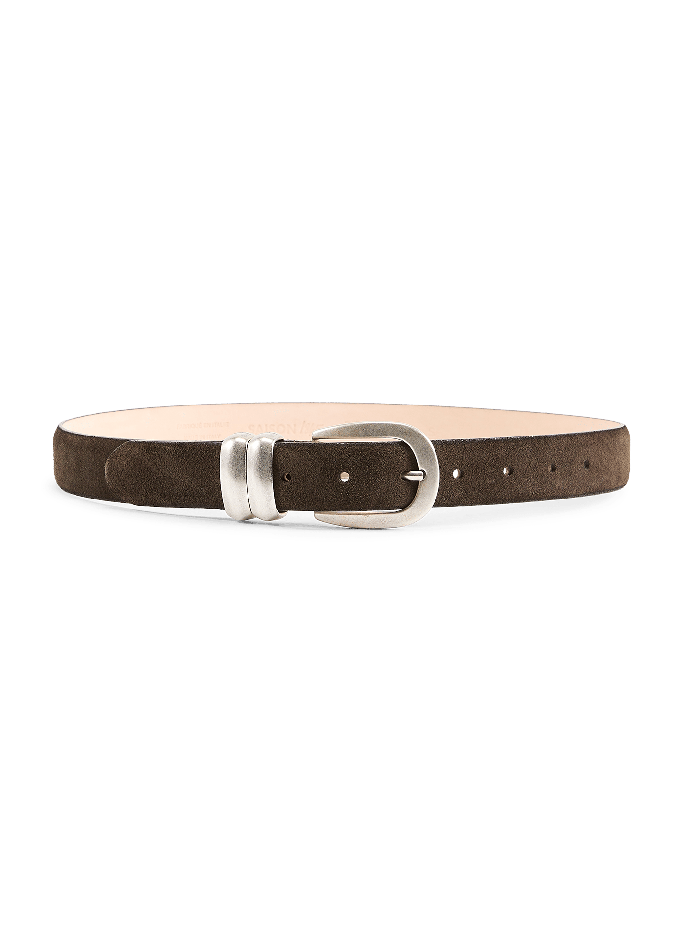 Leather belt  SAISON 1865 Brown