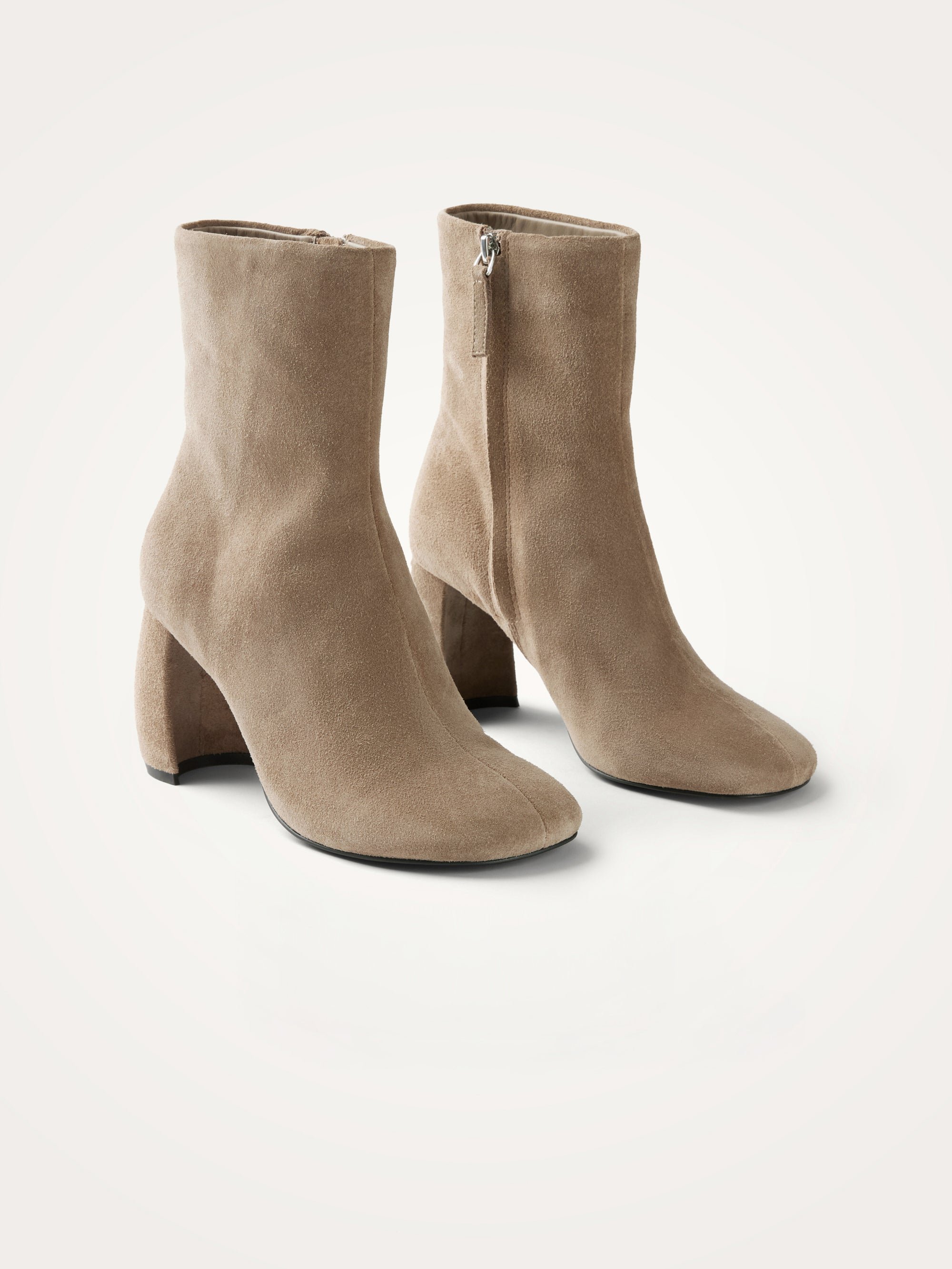 Half Moon Heel Booties VANESSA WU Beige