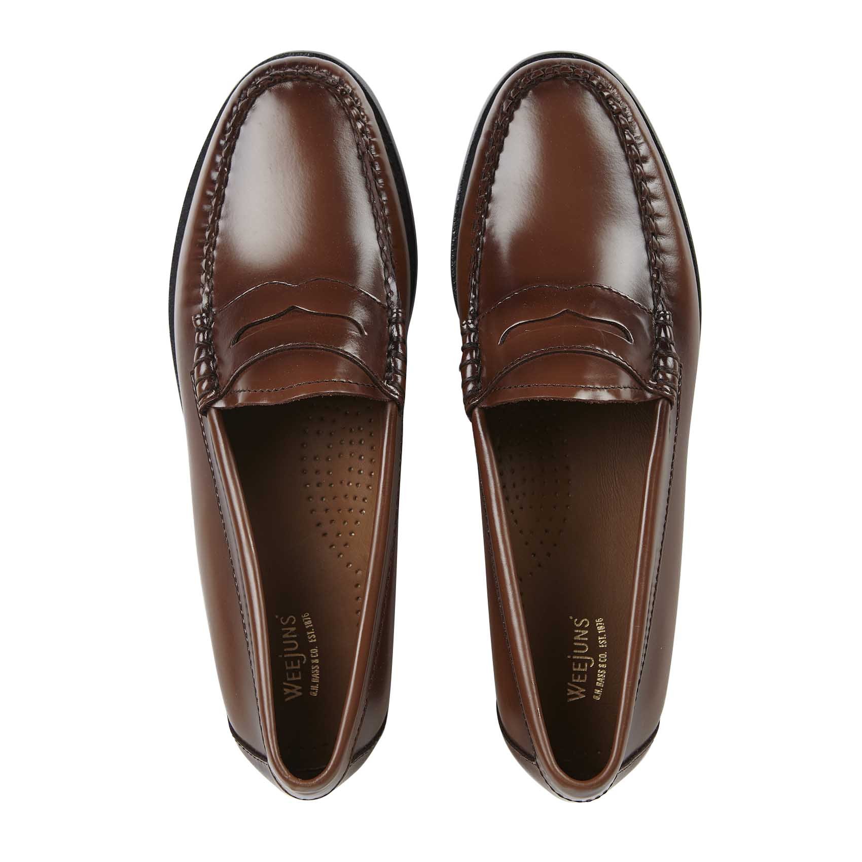 Ledermokassins GH BASS Braun