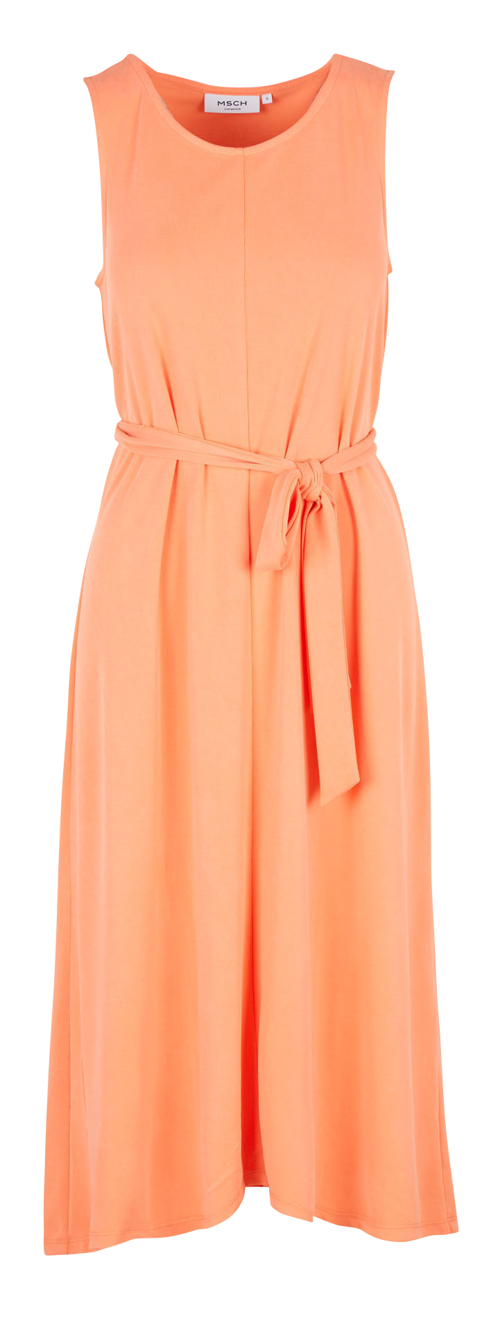 Robe col rond droite  MOSS COPENHAGEN Orange